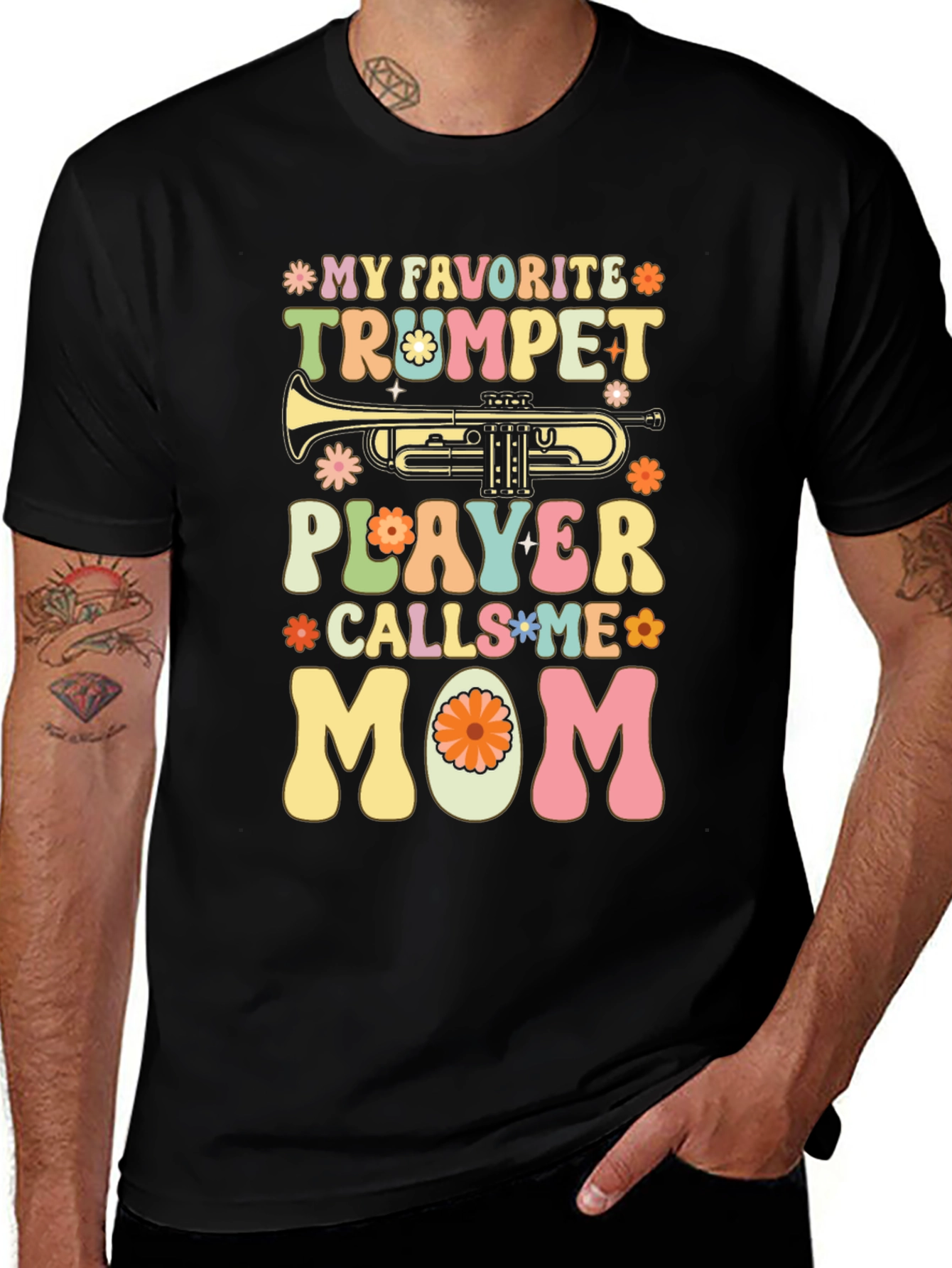 Variant 20 of My Favorite Trumpet Player Calls Me Mom T-Shirt