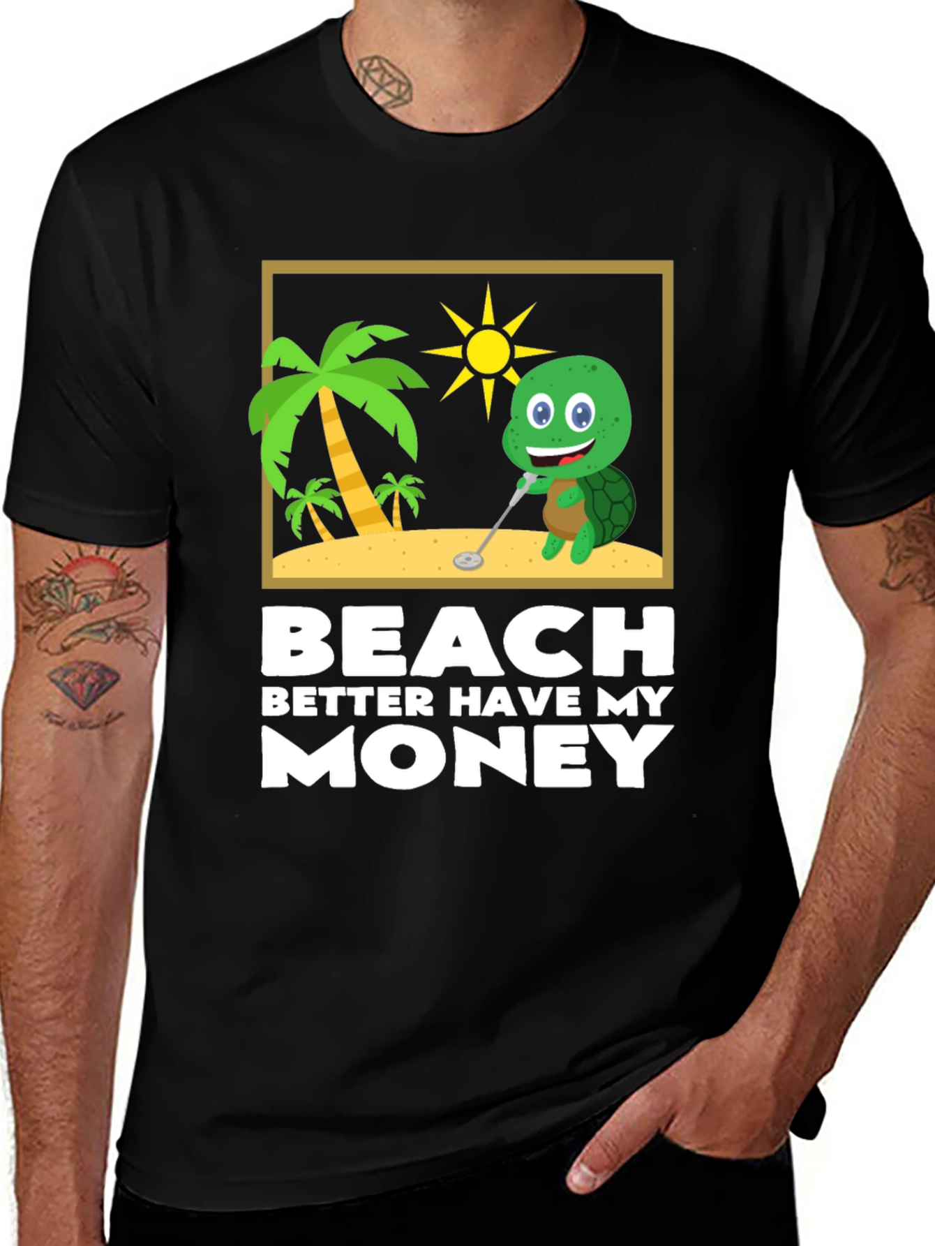 Variant 6 of Beach Better Have My Money Graphic Tee