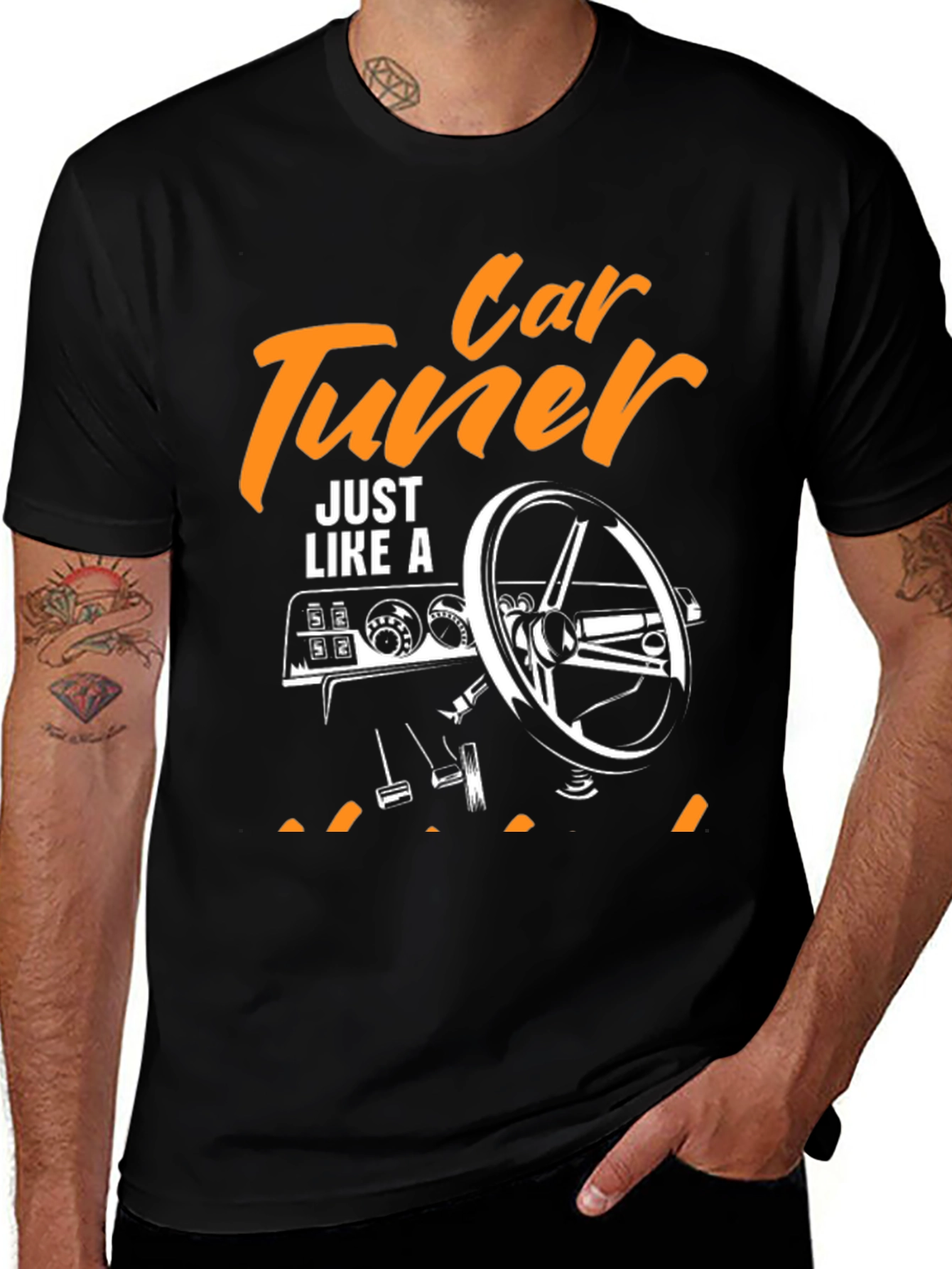 Variant 30 of Car Tuner Graphic Tee - Automotive Enthusiast T-Shirt
