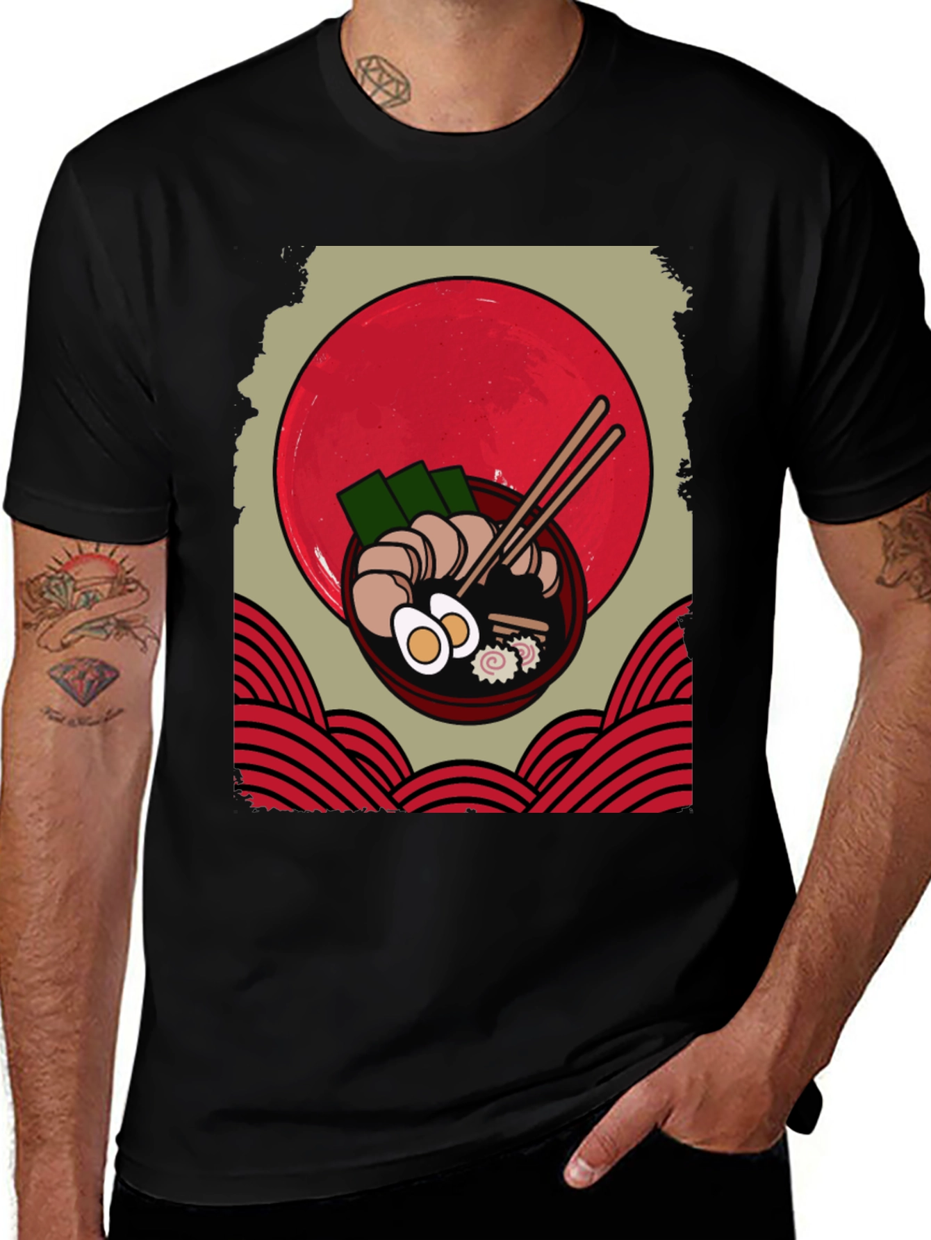Variant 26 of Ramen T-Shirt: Japanese Noodle Soup Graphic Tee