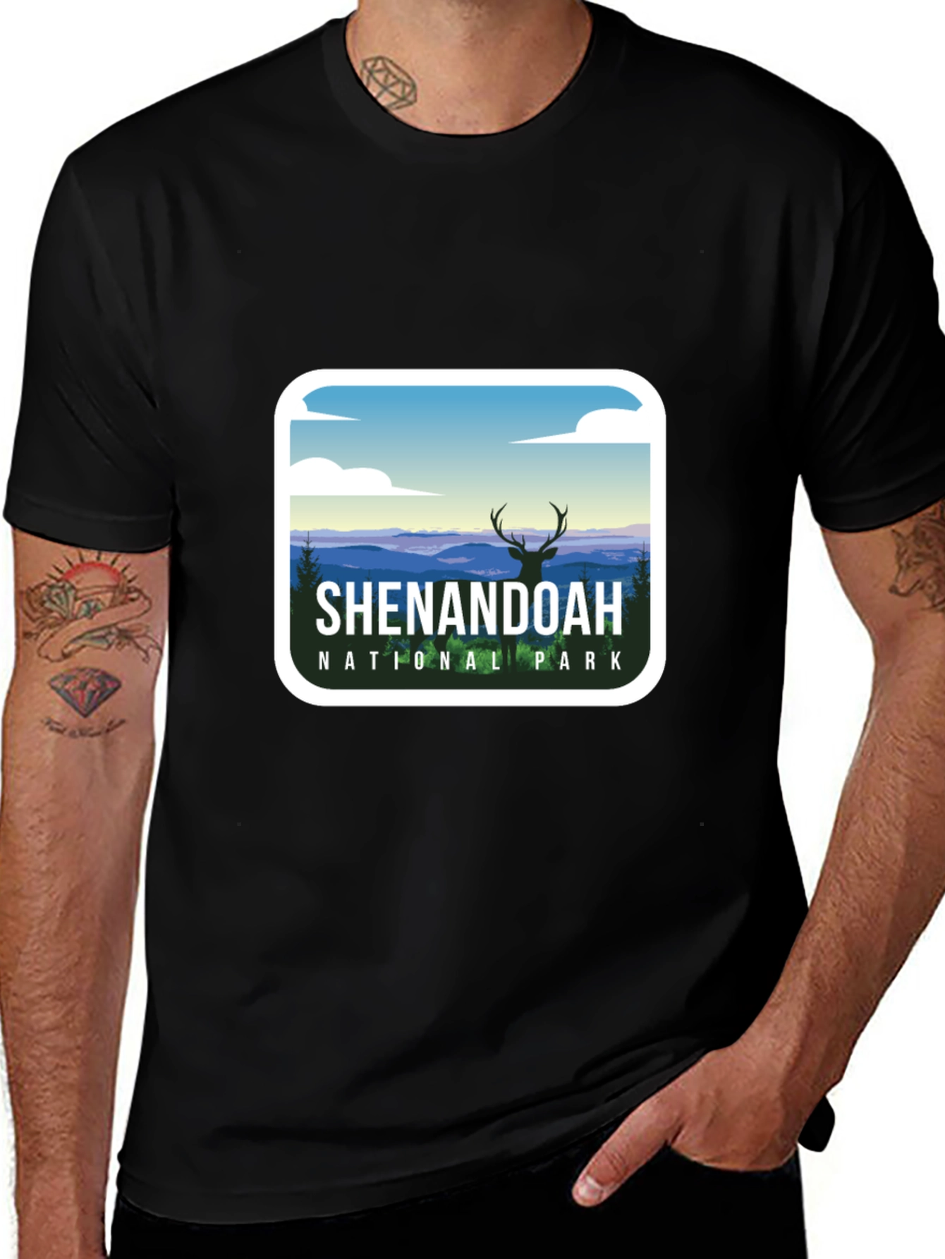 Shenandoah National Park Black T-Shirt