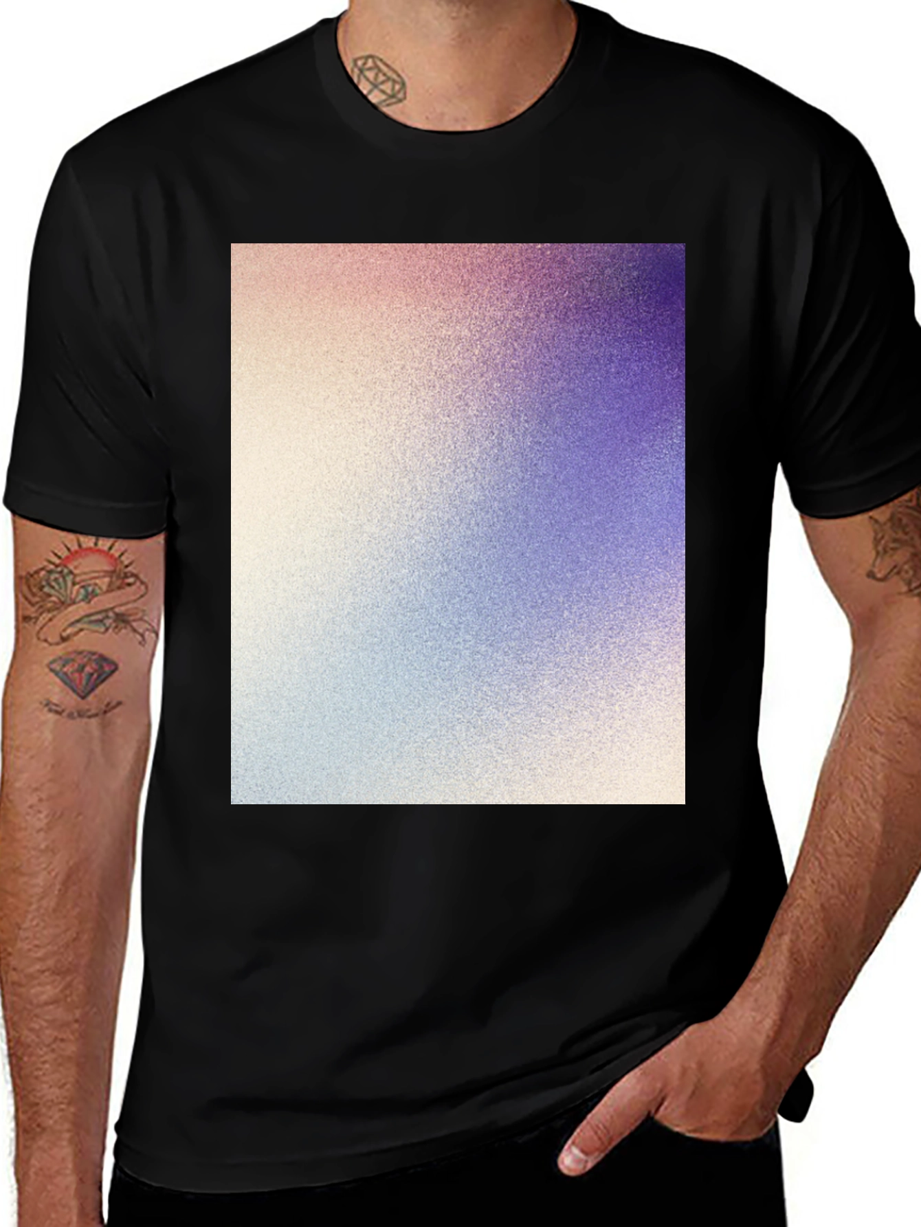 Variant 24 of Abstract Gradient Graphic Tee - Unisex Soft Cotton Blend
