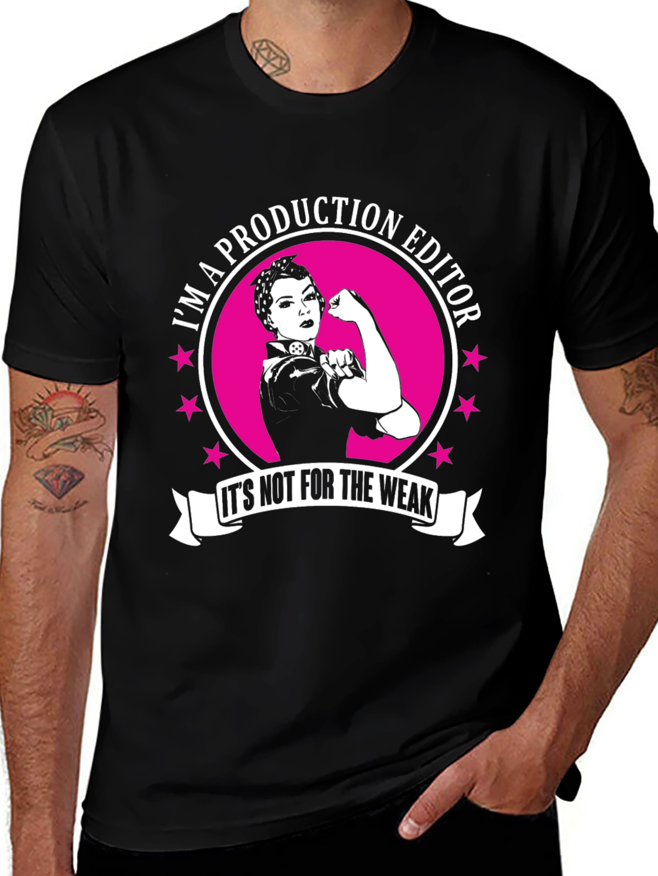 Production Editor T-Shirt - Not For The Weak!