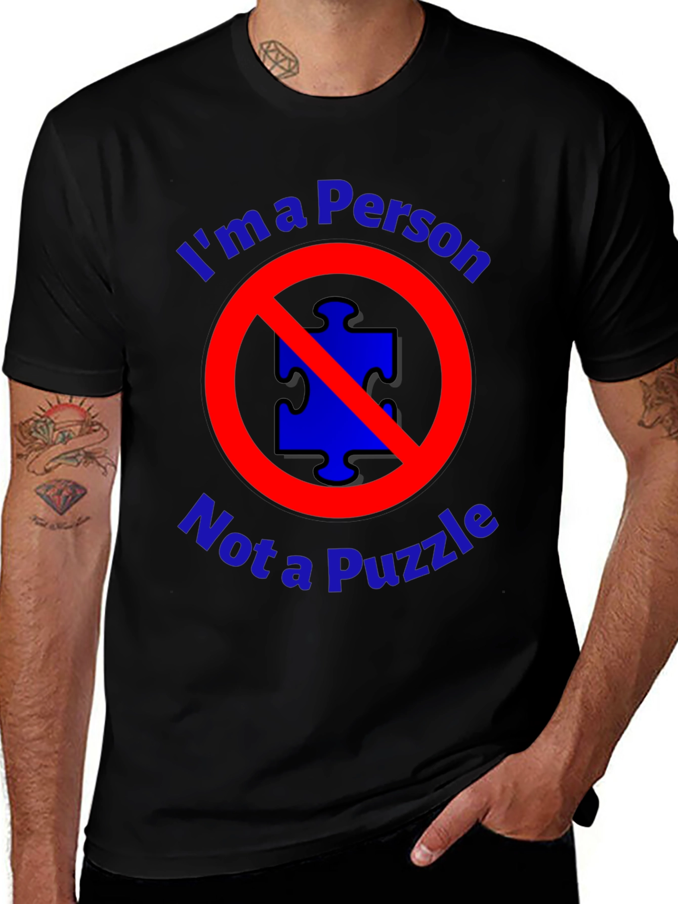 Variant 22 of I'm a Person Not a Puzzle T-Shirt