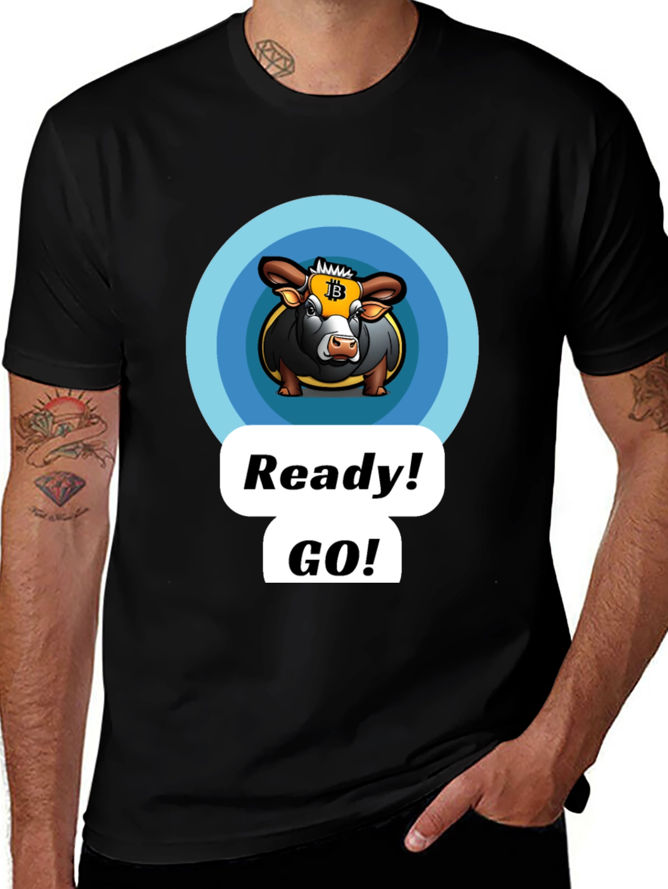 Bitcoin Bull Run T-Shirt: Ready, GO!