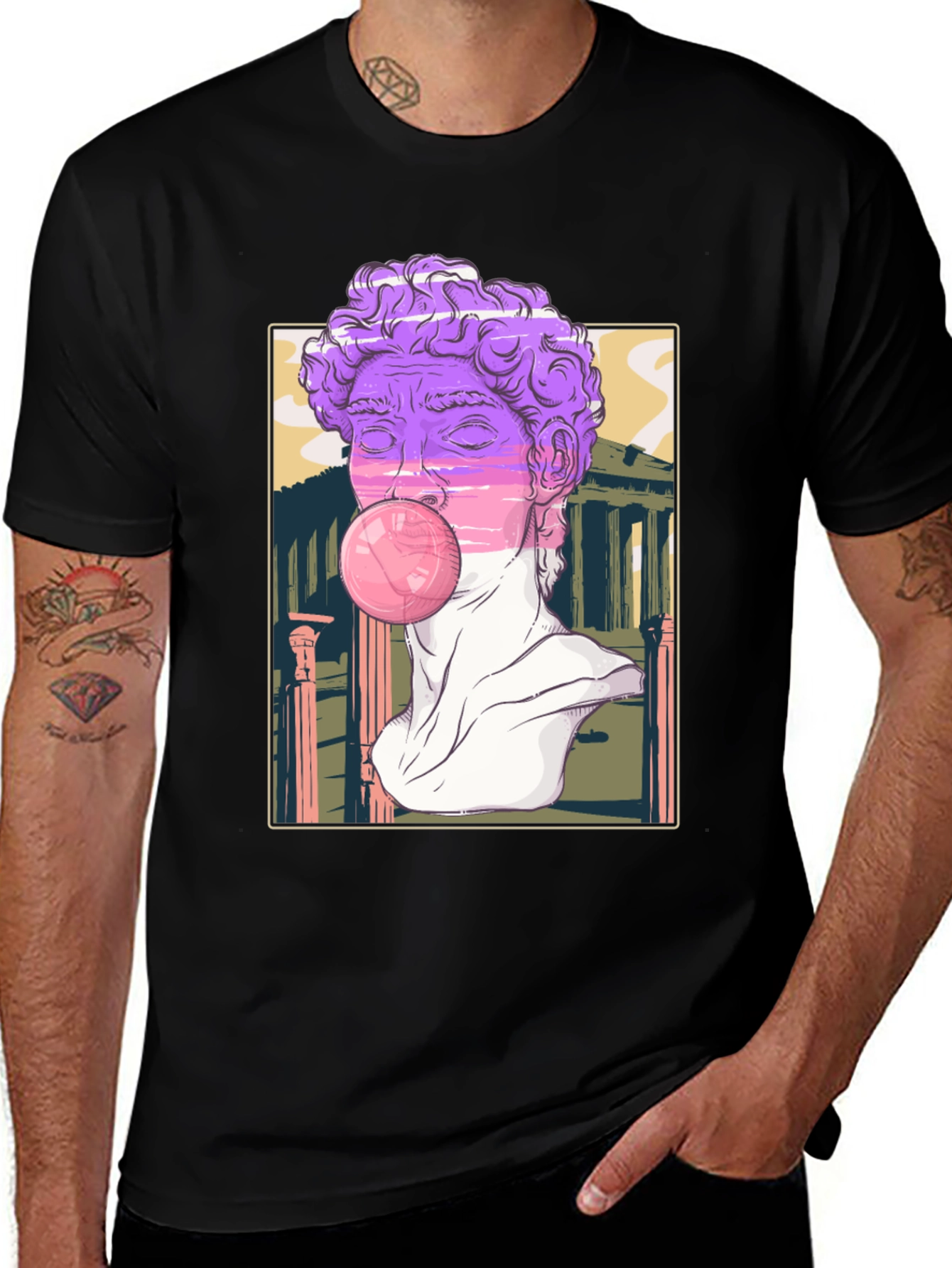 Variant 10 of David Bubblegum T-Shirt - Pop Art Tee