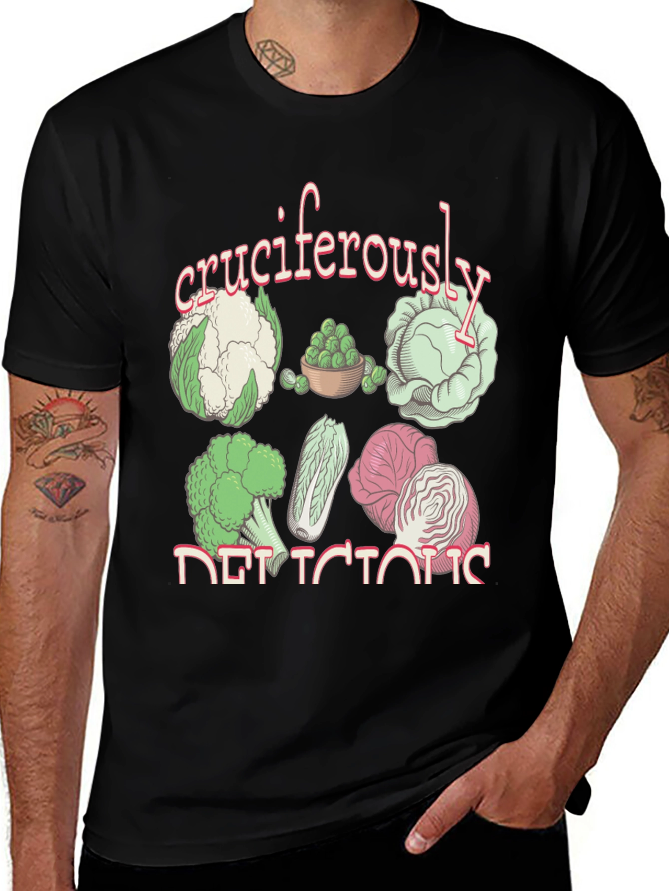 Variant 20 of Cruciferously Delicious Graphic Tee