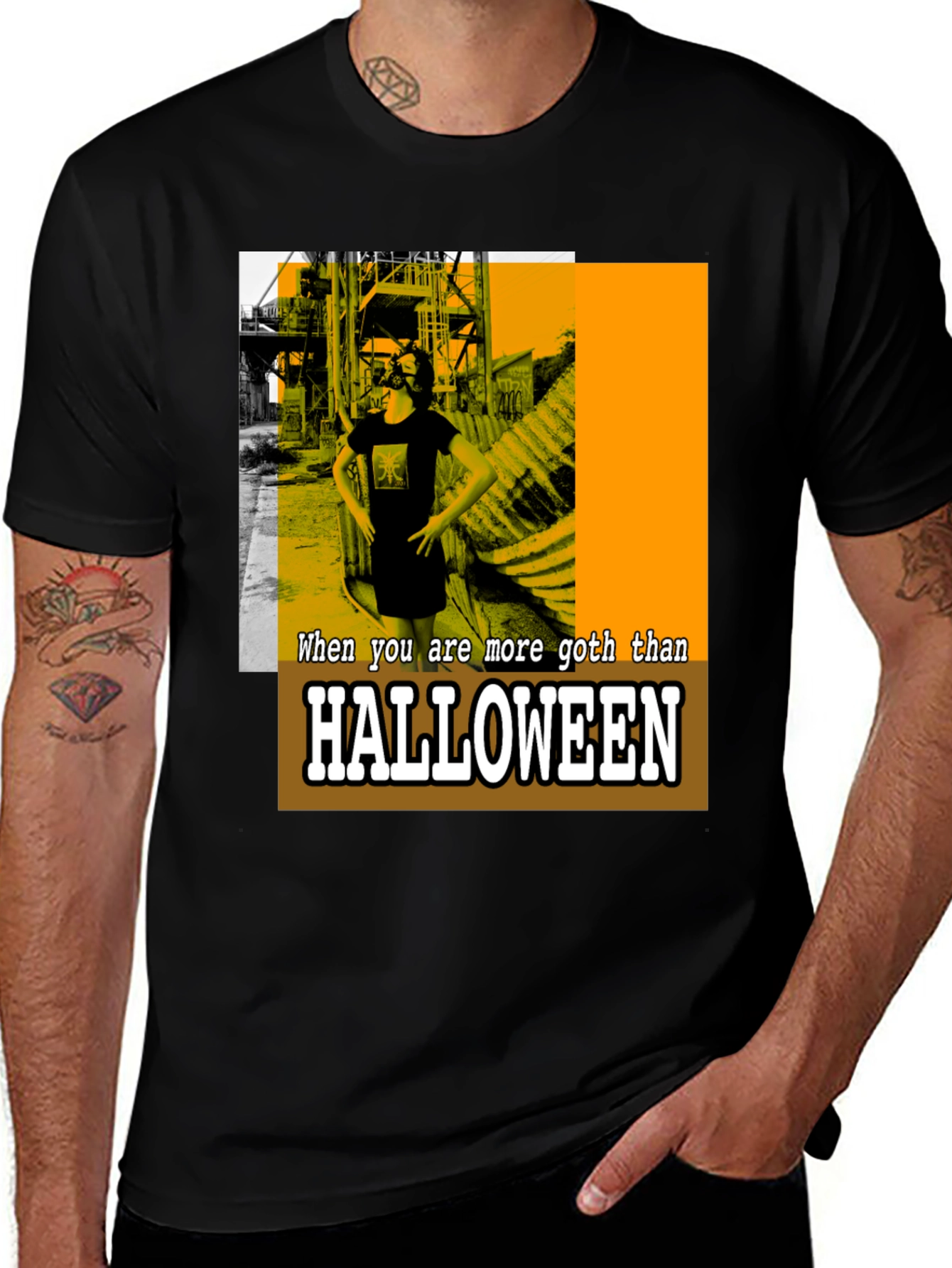 Variant 16 of Goth Than Halloween Graphic Tee