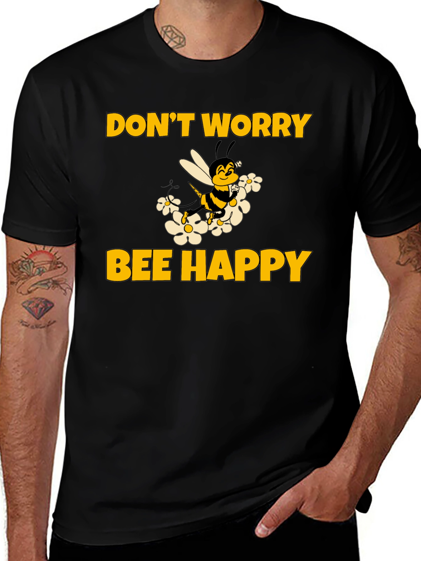 Variant 20 of Don't Worry Bee Happy T-Shirt