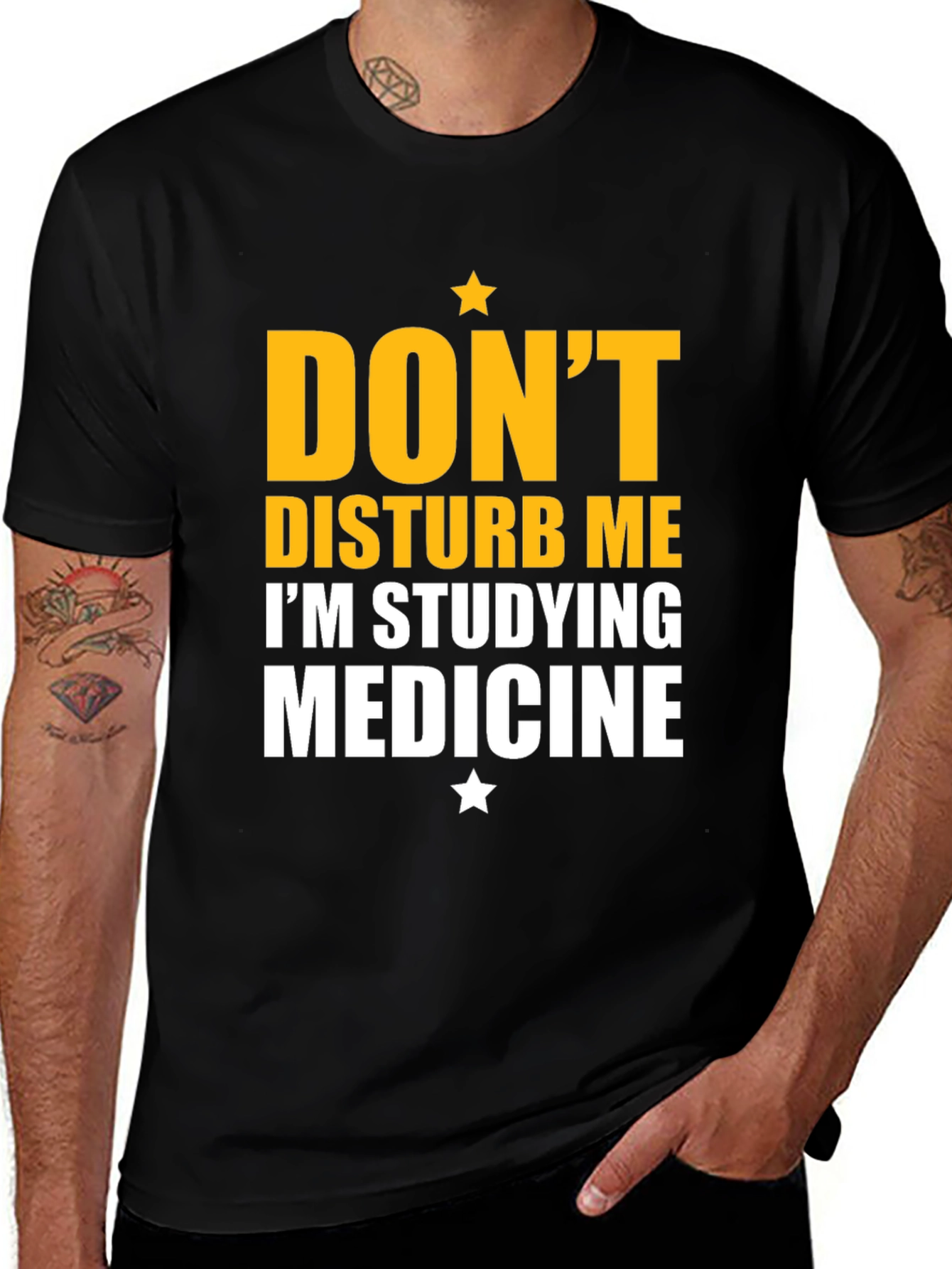 Variant 20 of Don't Disturb Me Medicine Student T-Shirt