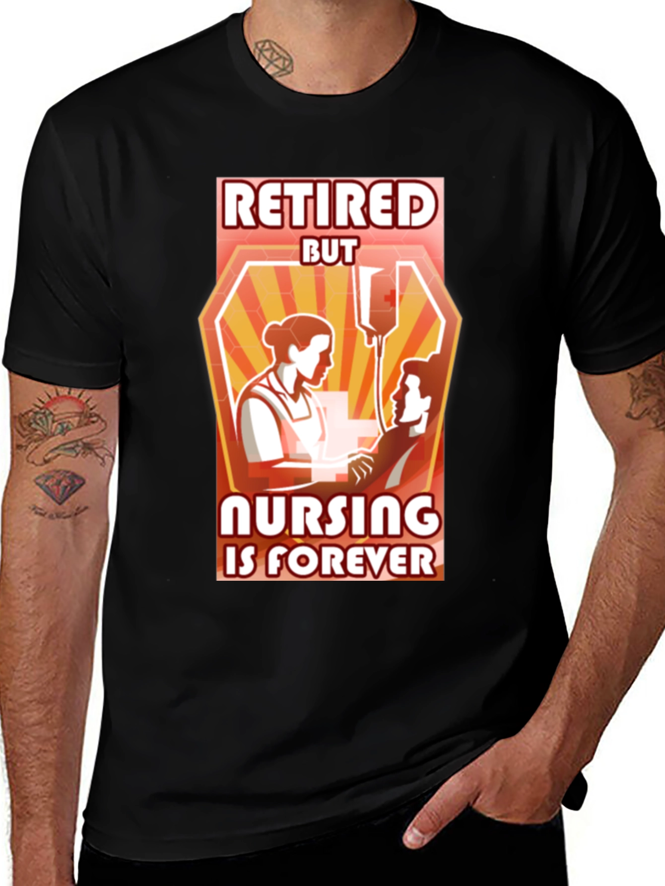 Variant 28 of Retired But Nursing Is Forever T-Shirt