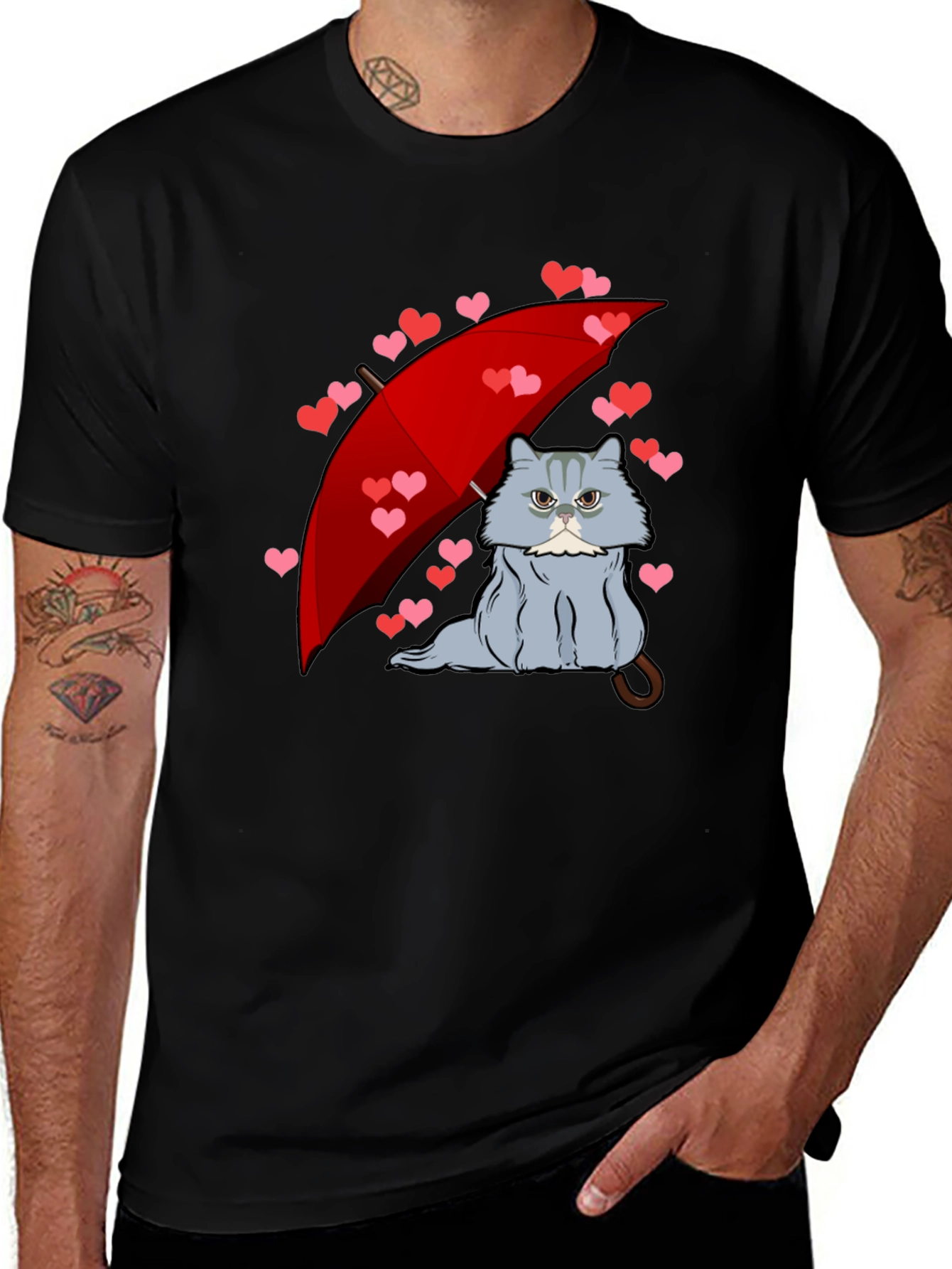Variant 2 of Grumpy Cat Valentine's Day T-Shirt