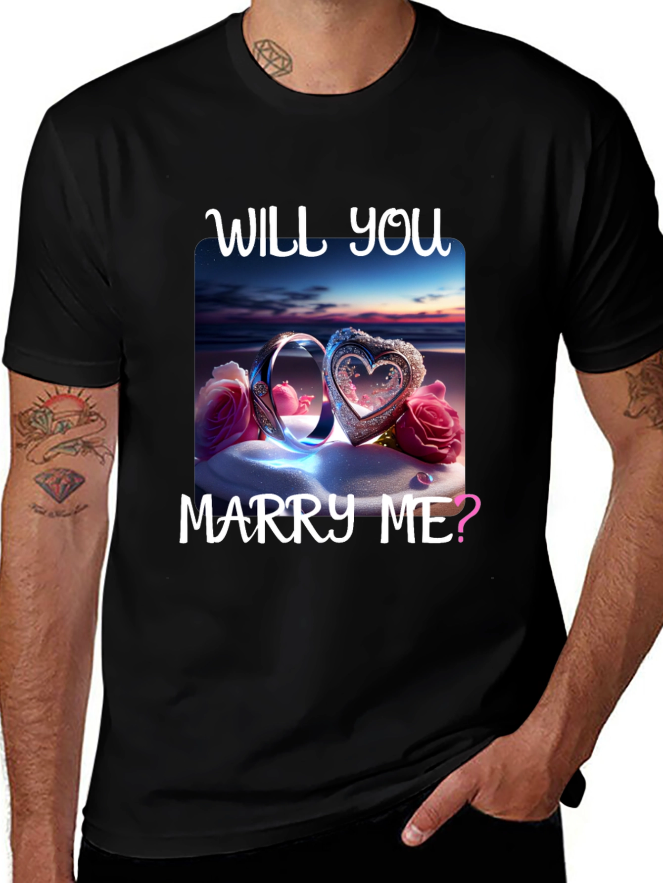 Variant 11 of Will You Marry Me Graphic Tee