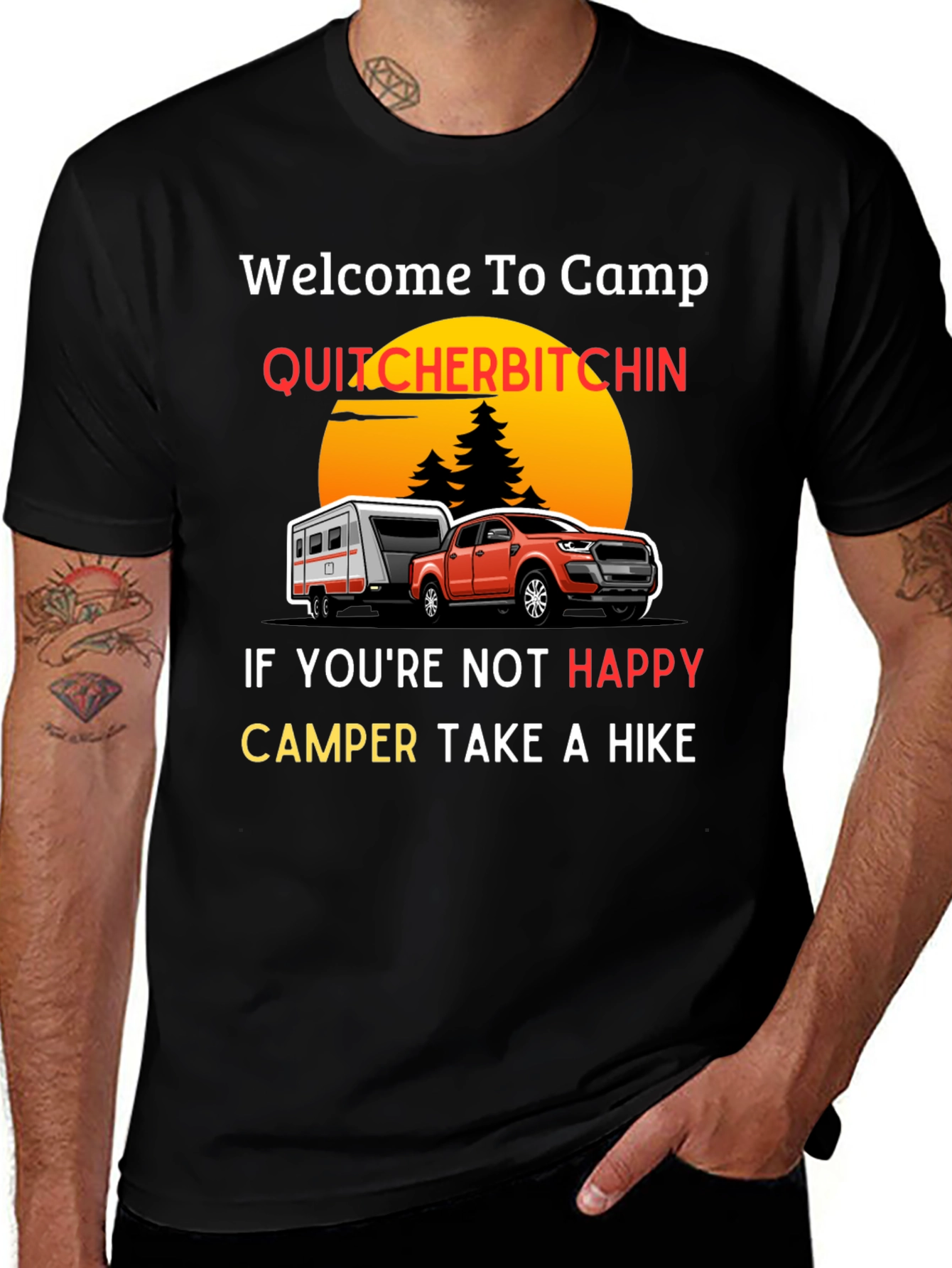 Variant 14 of Welcome to Camp Graphic T-Shirt