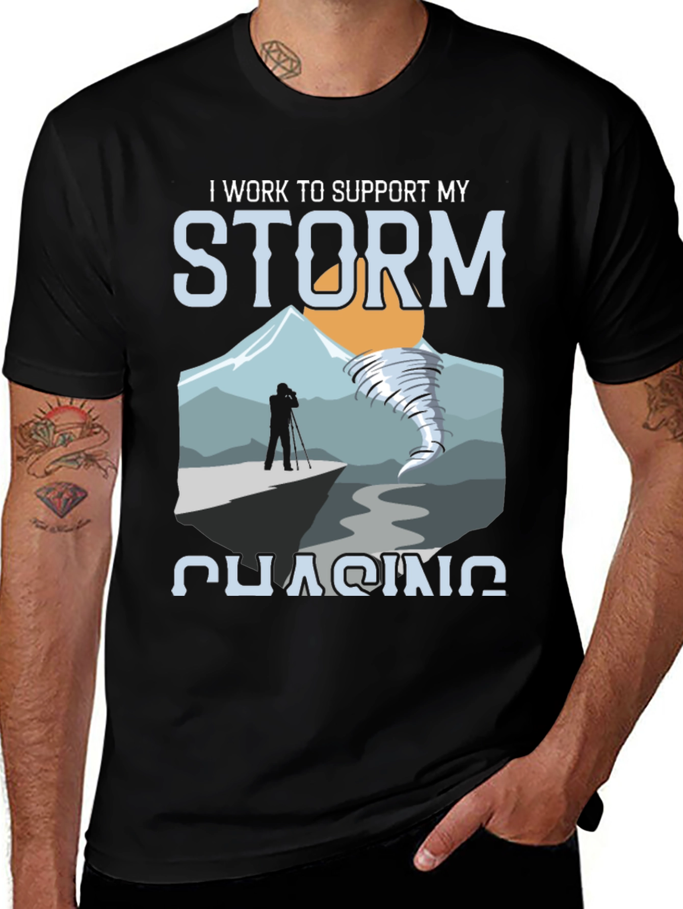 Variant 28 of Storm Chaser T-Shirt - Weather Photographer Tee