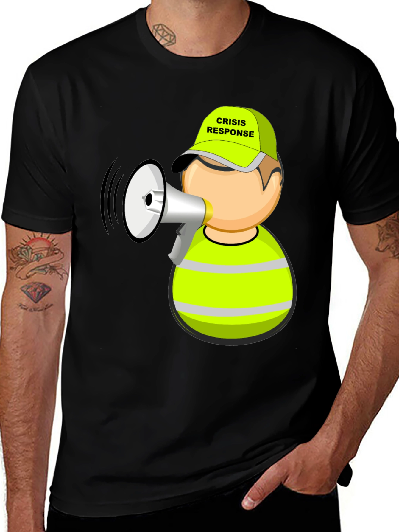Variant 7 of Crisis Response Graphic T-Shirt