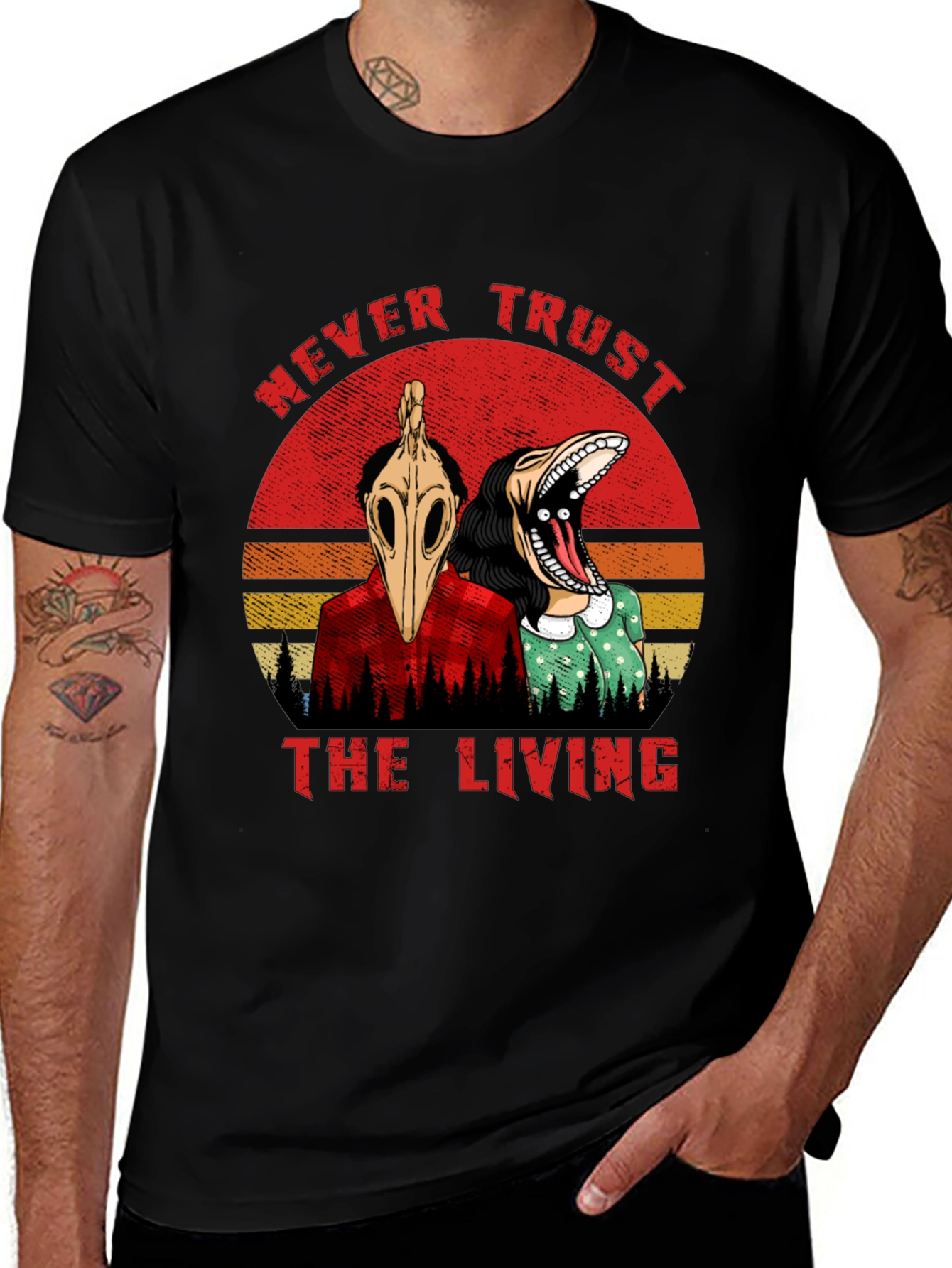 Variant 17 of Never Trust the Living Graphic Tee