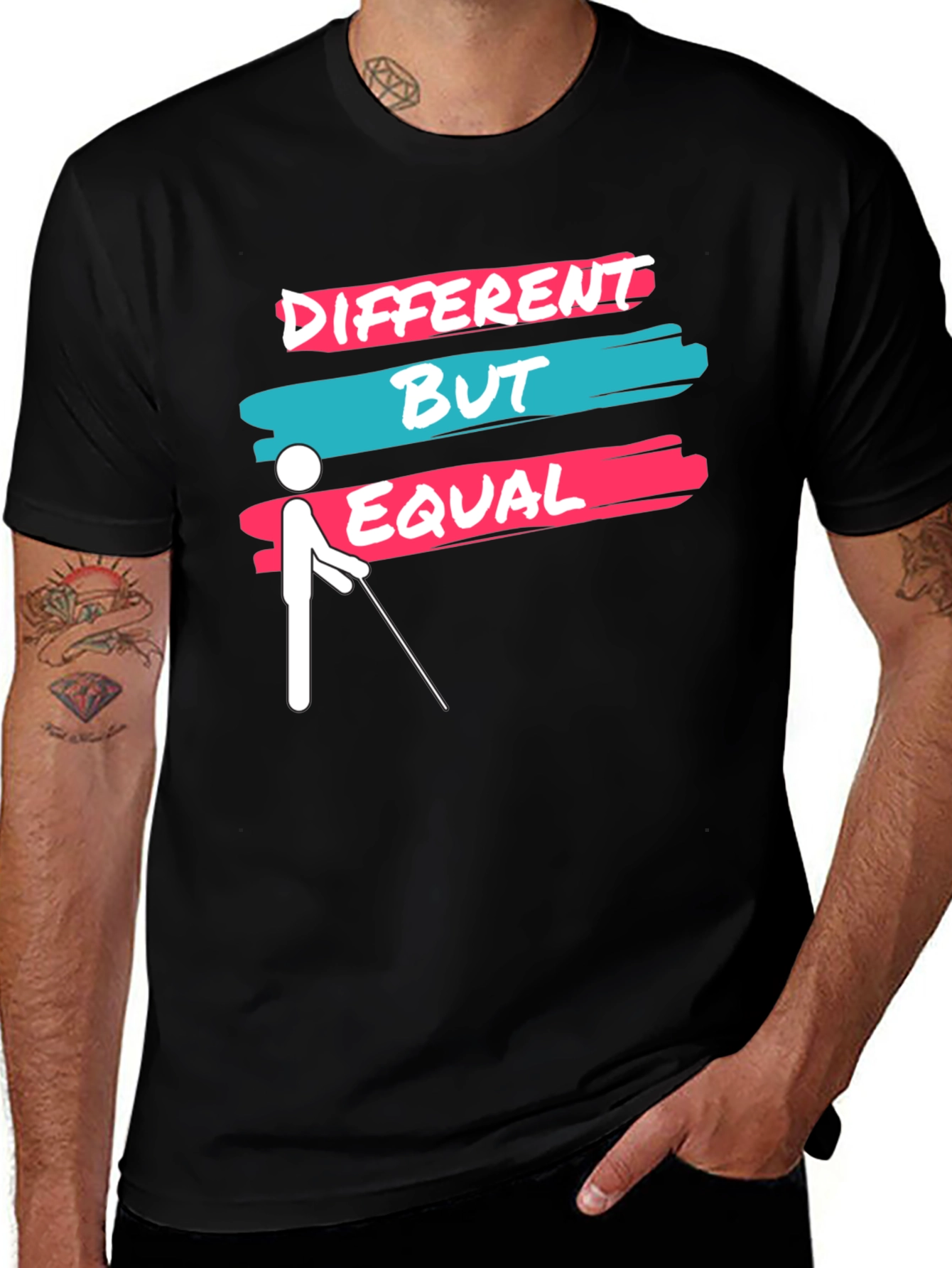 Variant 2 of Different But Equal Graphic T-Shirt