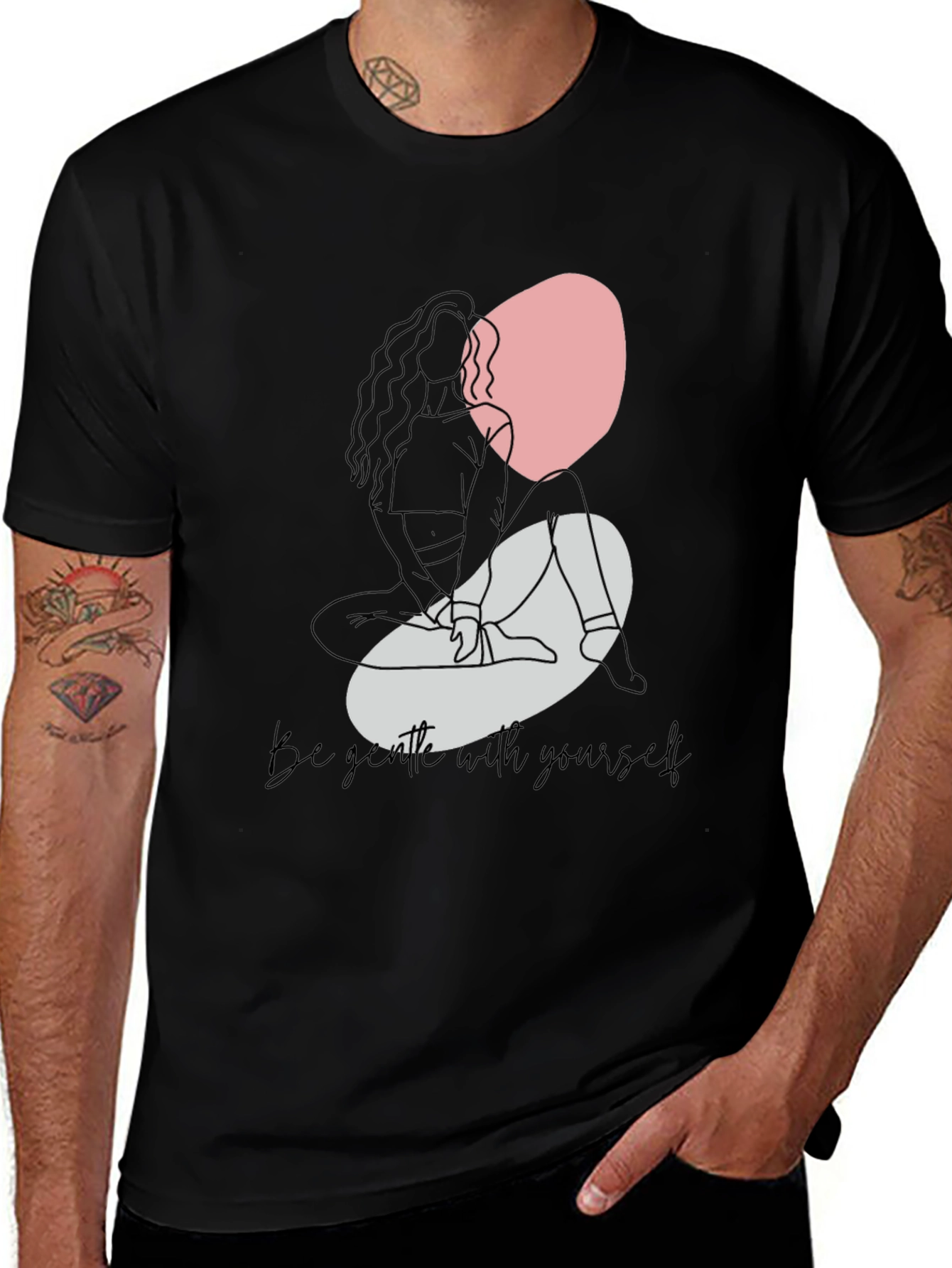 Variant 12 of Be Gentle T-Shirt - Stylish Graphic Tee for Comfort