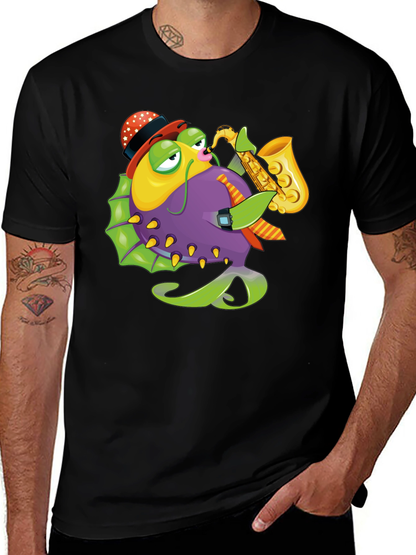 Variant 23 of Jazz Fish T-Shirt