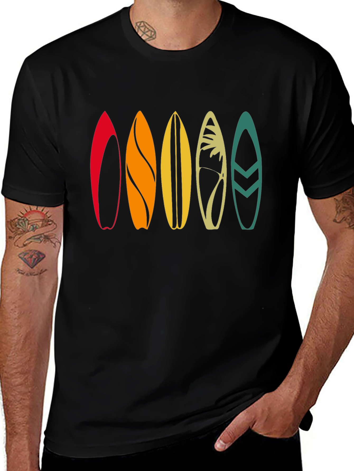 Variant 30 of Retro Surfboard Graphic T-Shirt