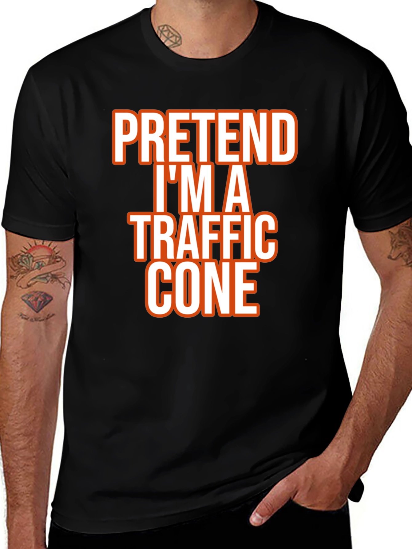 Variant 18 of Traffic Cone Novelty T-Shirt