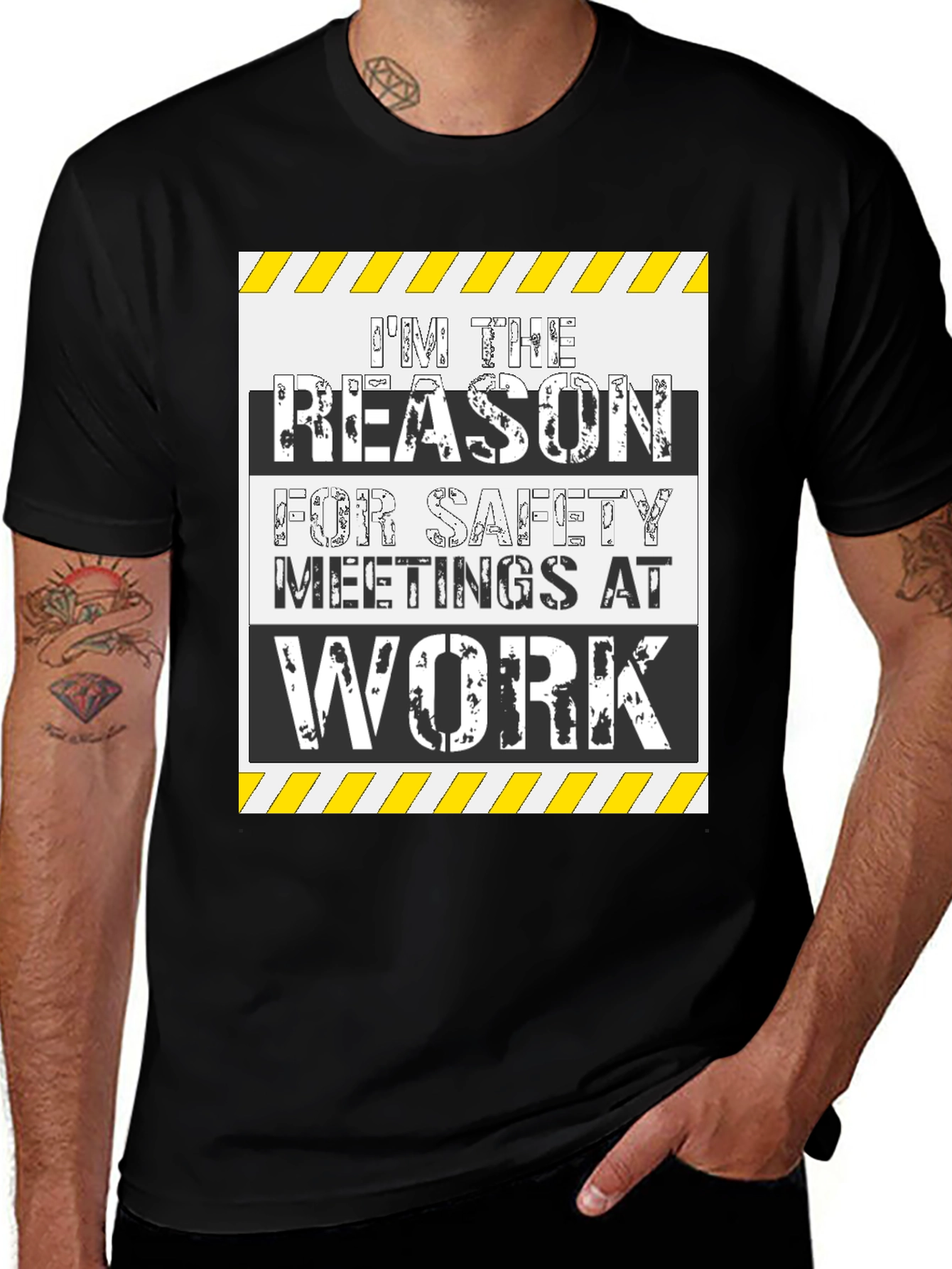 Variant 17 of I'm The Reason For Safety Meetings At Work T-Shirt