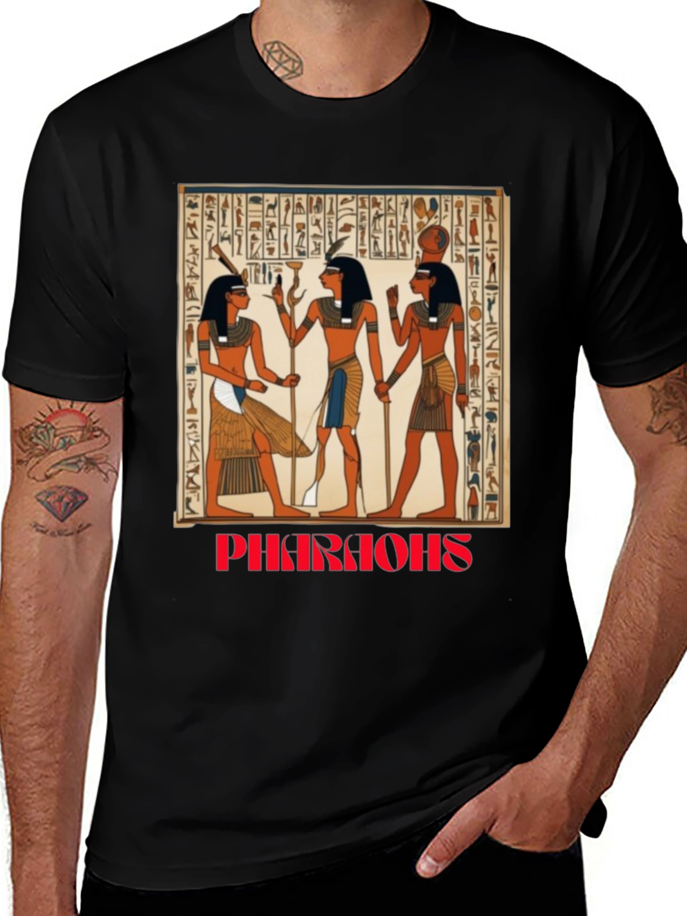 Variant 8 of Egyptian Pharaohs Graphic T-Shirt