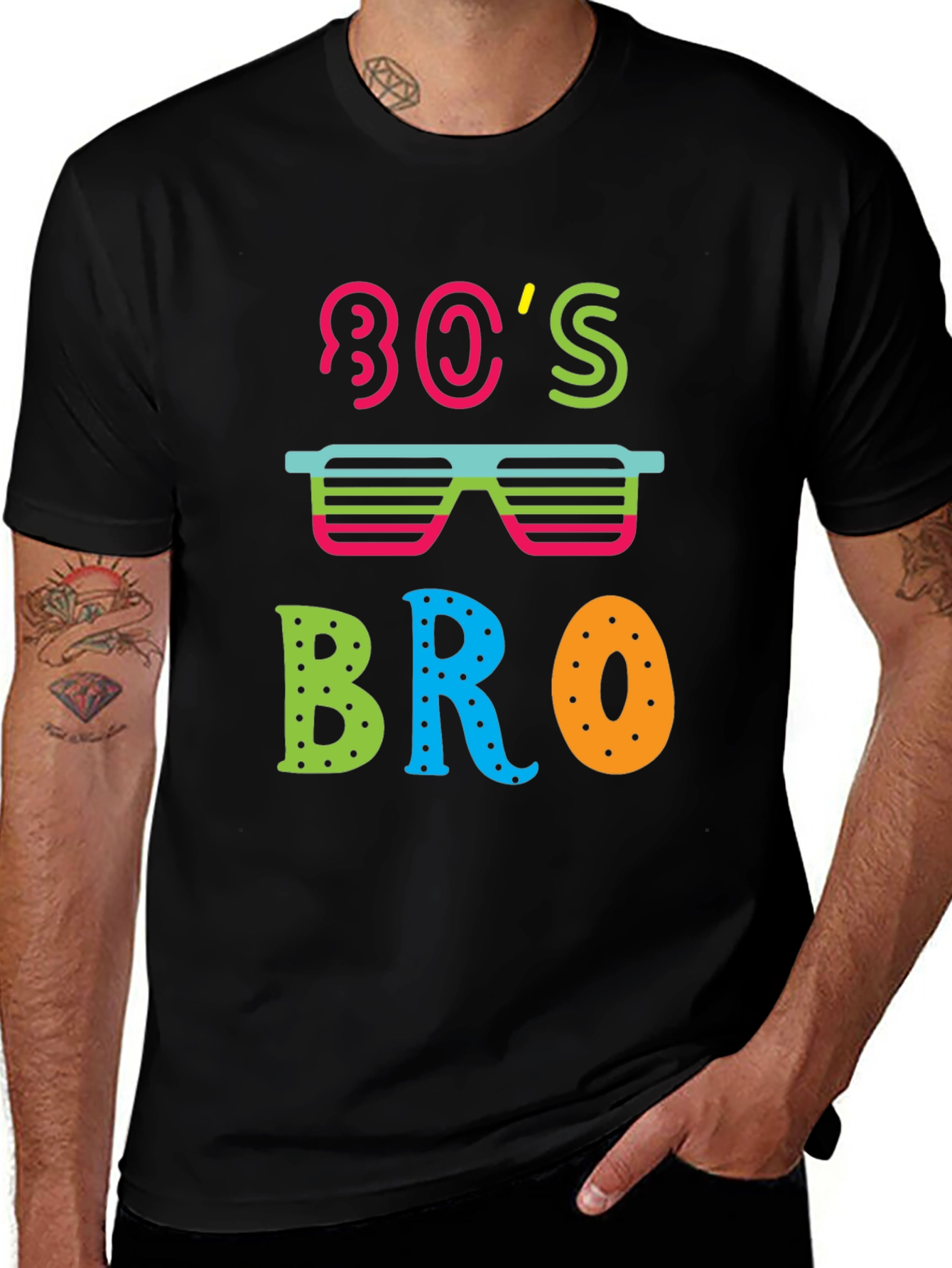 80's Bro T-Shirt Retro Party Tee