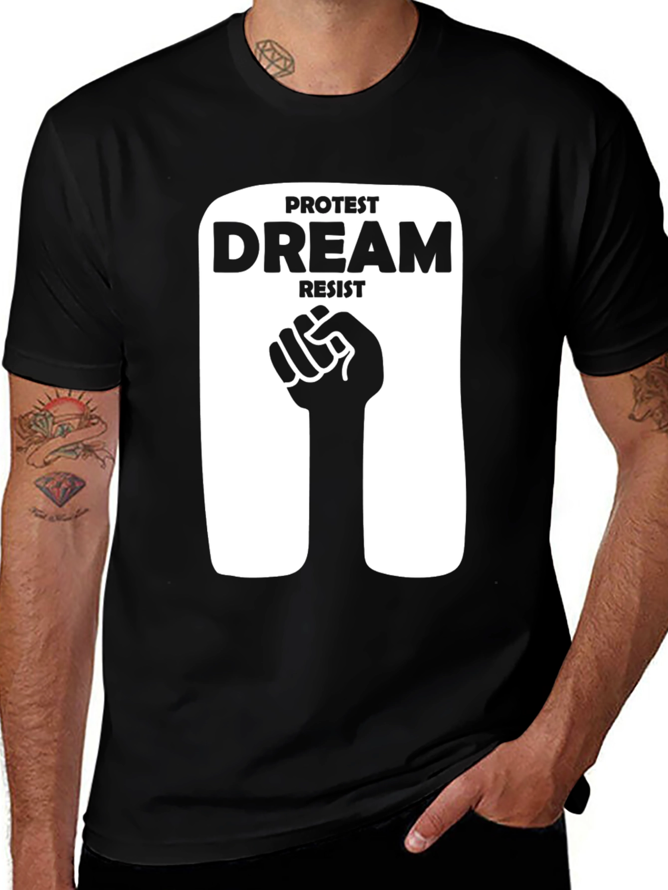 Variant 20 of Protest Dream Resist Graphic T-Shirt