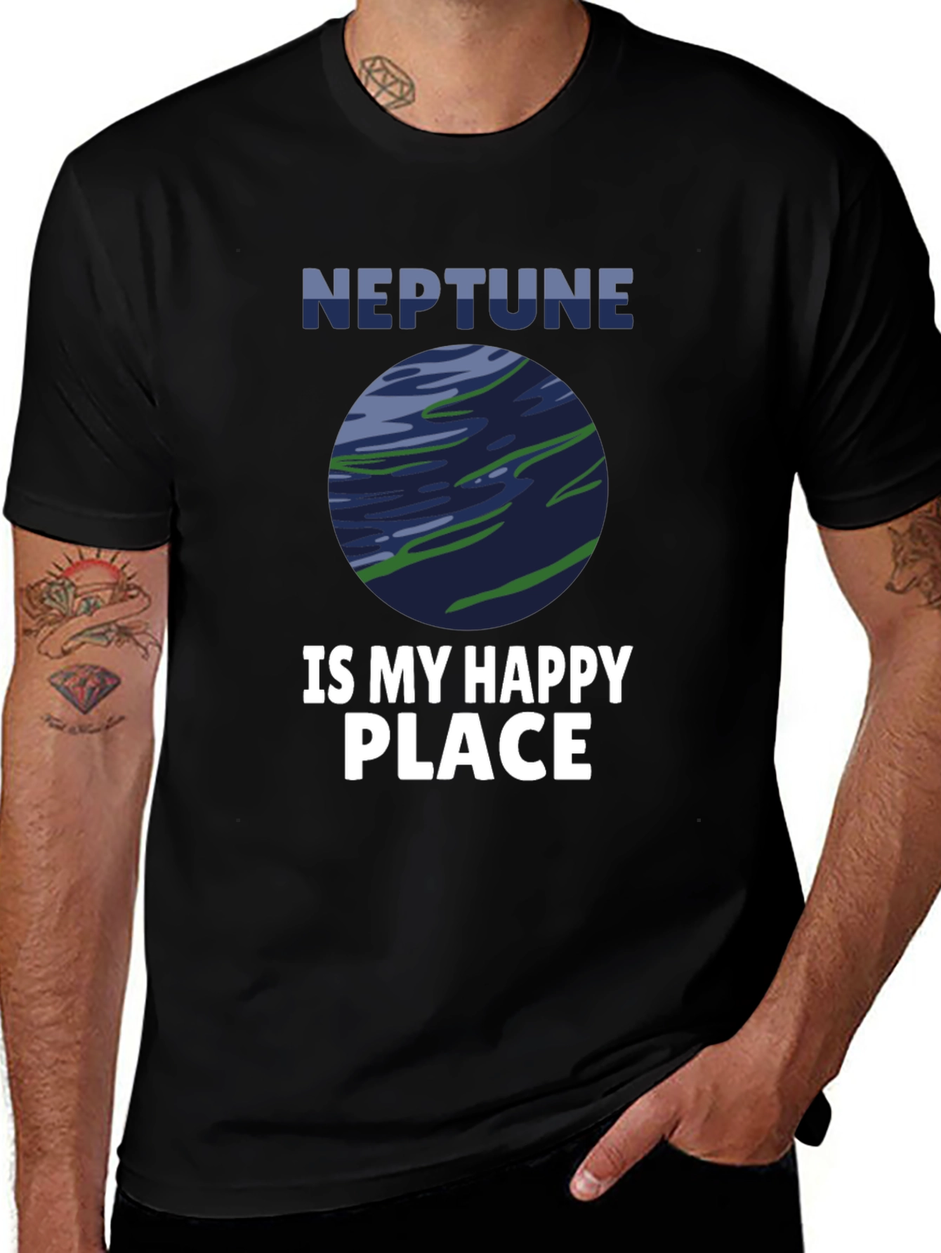 Neptune Is My Happy Place Graphic Tee