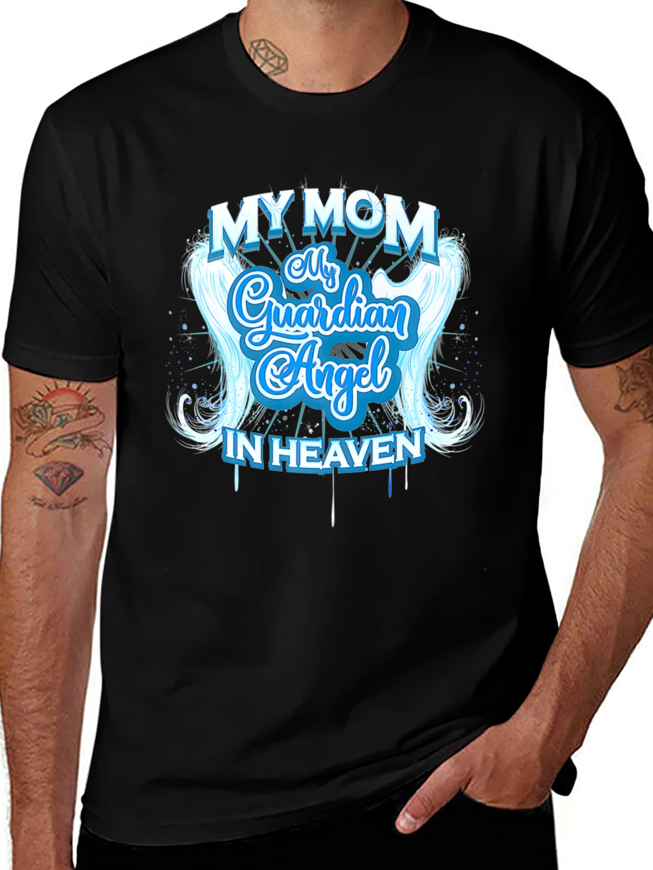 My Mom My Guardian Angel In Heaven T-Shirt