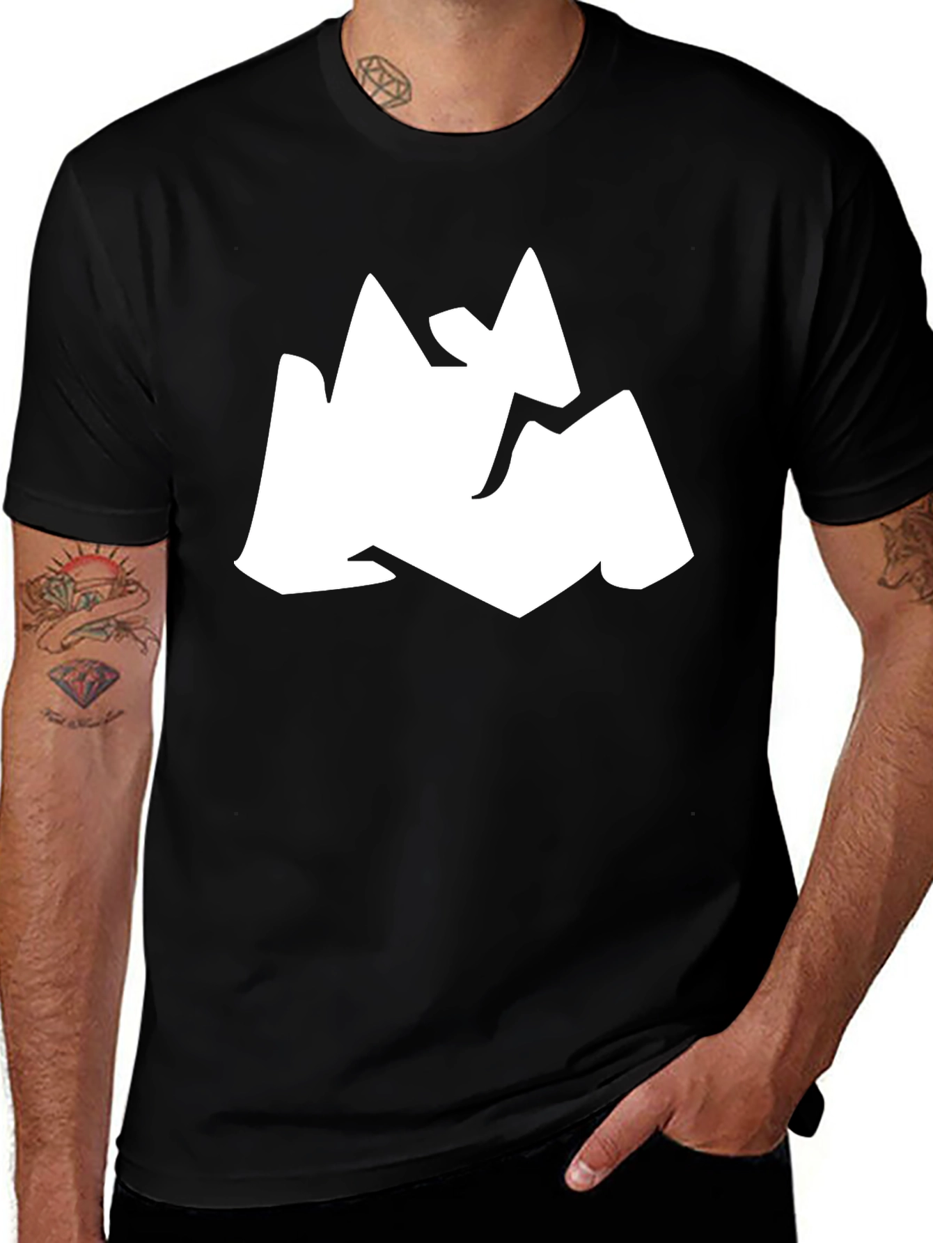 Black Mountain Graphic Black T-Shirt - Adventure Ready main image