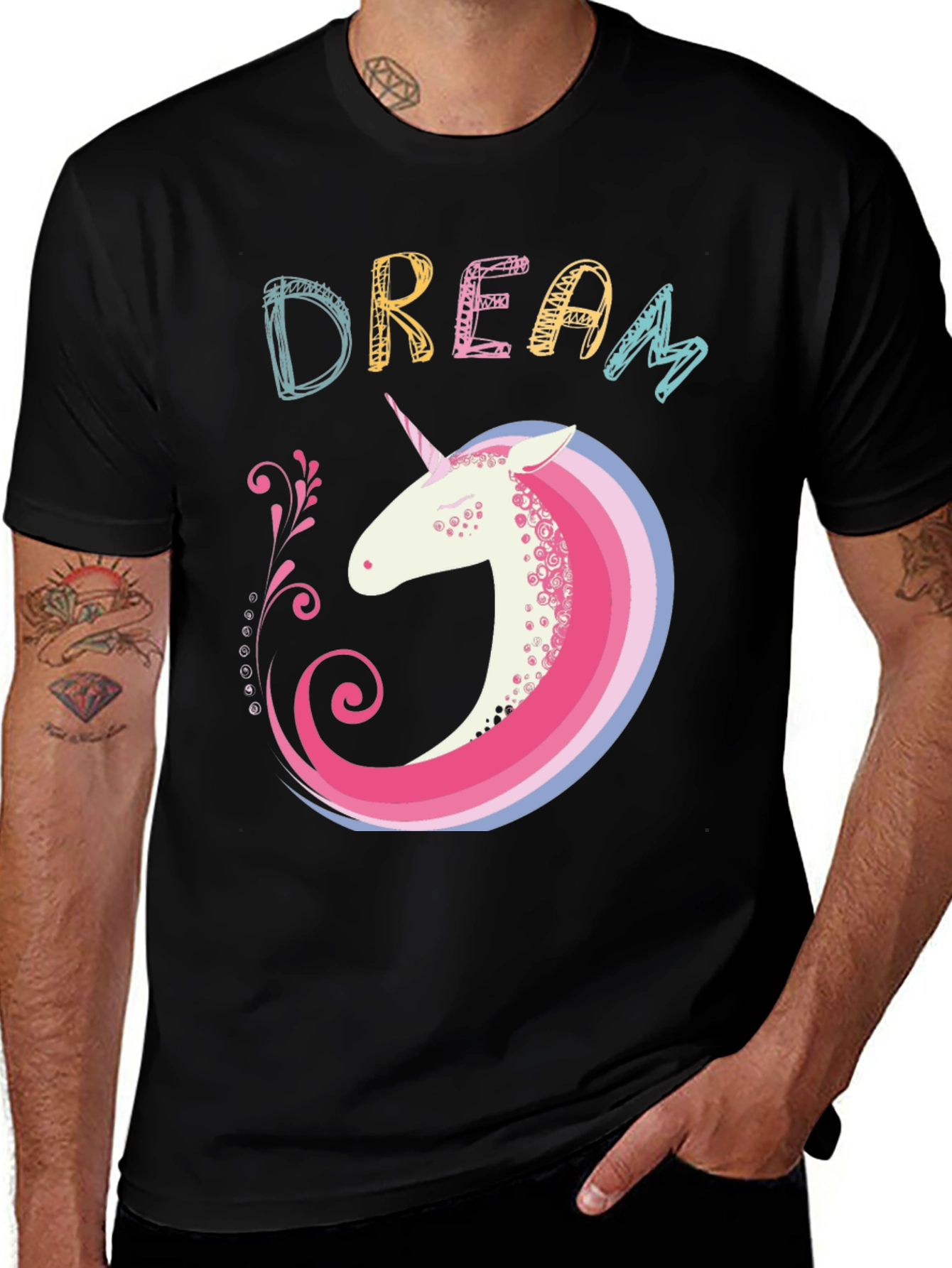 Variant 24 of Dream Unicorn Graphic T-Shirt