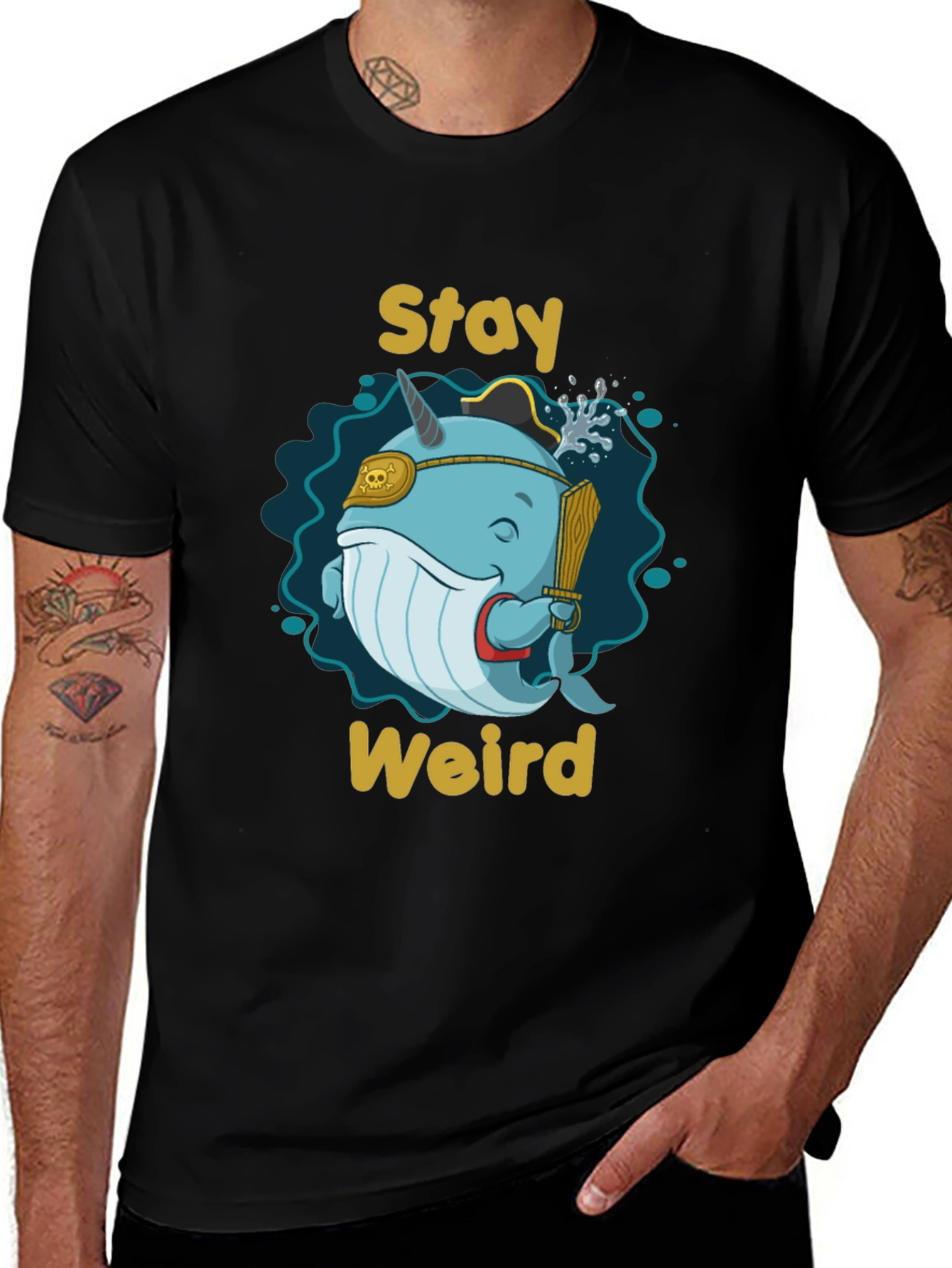 Variant 19 of Stay Weird Narwhal T-Shirt