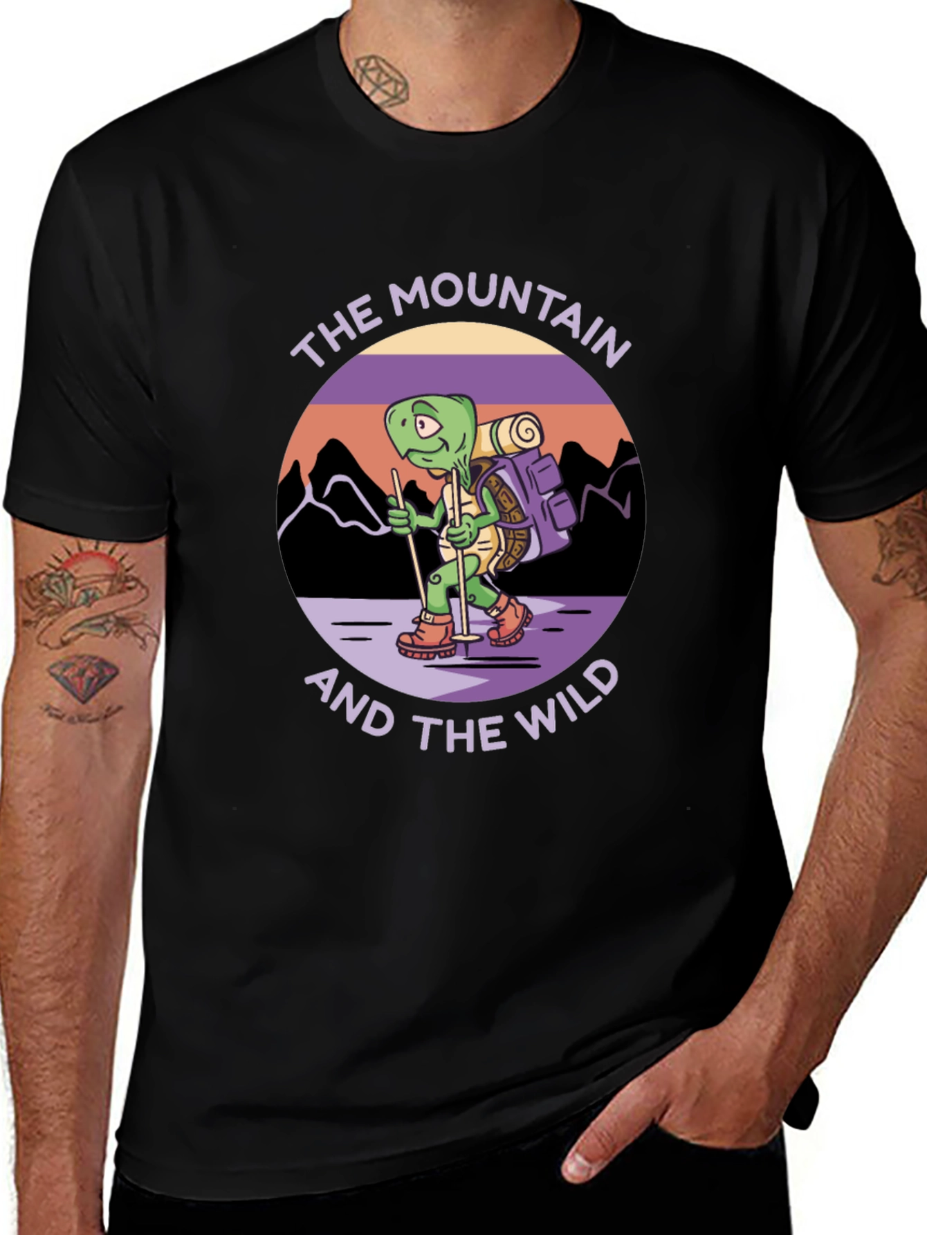 Variant 11 of Mountain & Wild Turtle Hiking T-Shirt