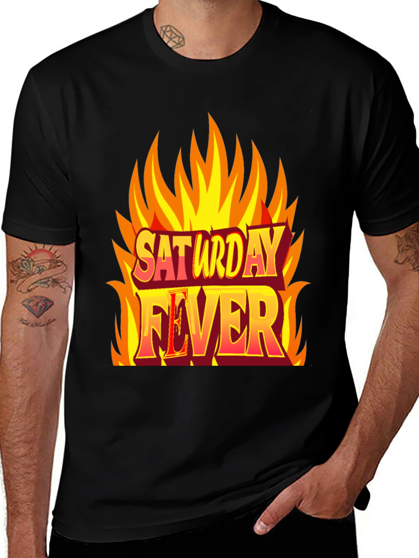 Variant 16 of Saturday Fever T-Shirt - Retro Graphic Tee