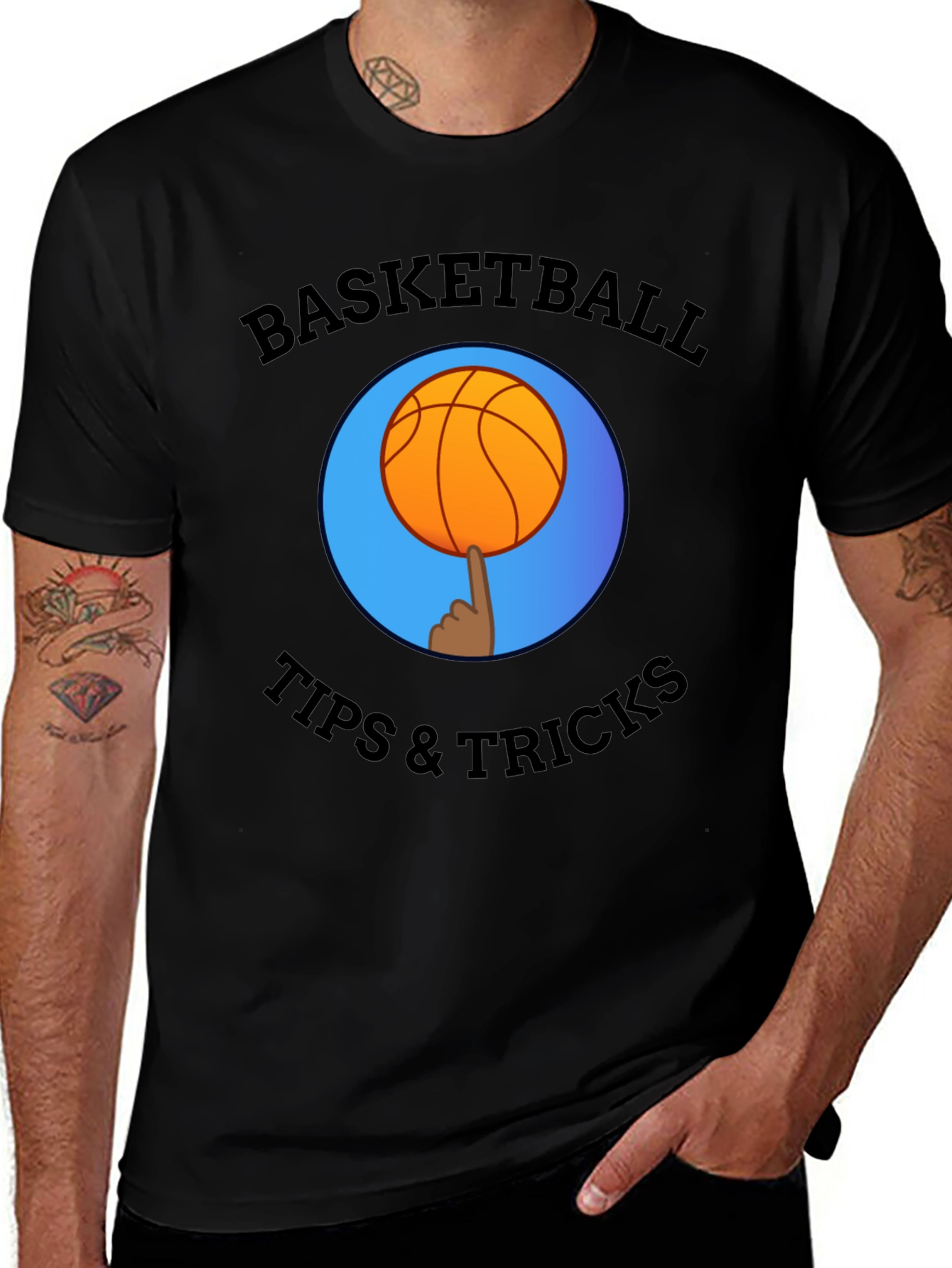 Variant 5 of Basketball Tips & Tricks Graphic Tee
