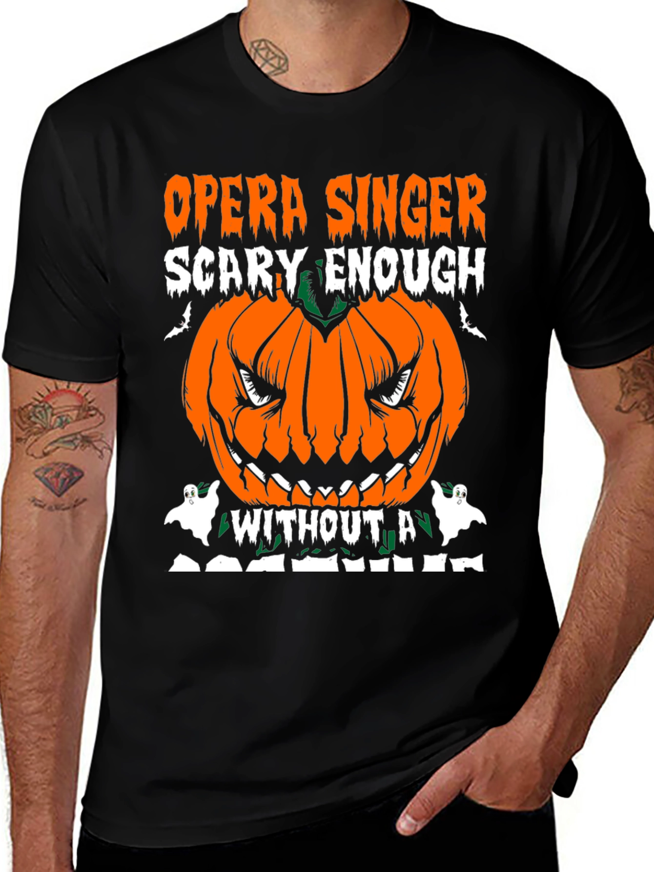 Variant 14 of Opera Singer Scary Enough Halloween T-Shirt