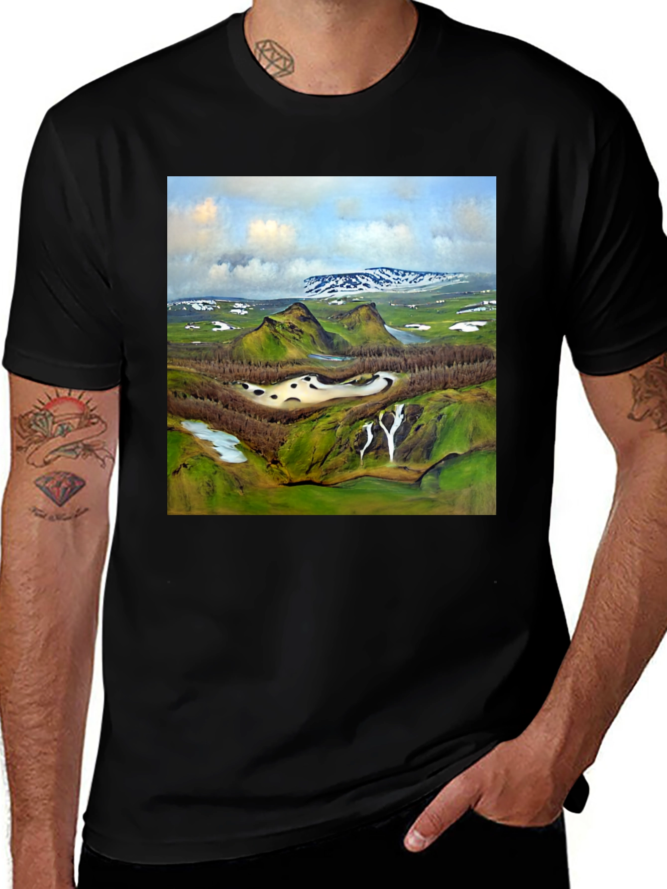 Variant 12 of Landscape Graphic Tee