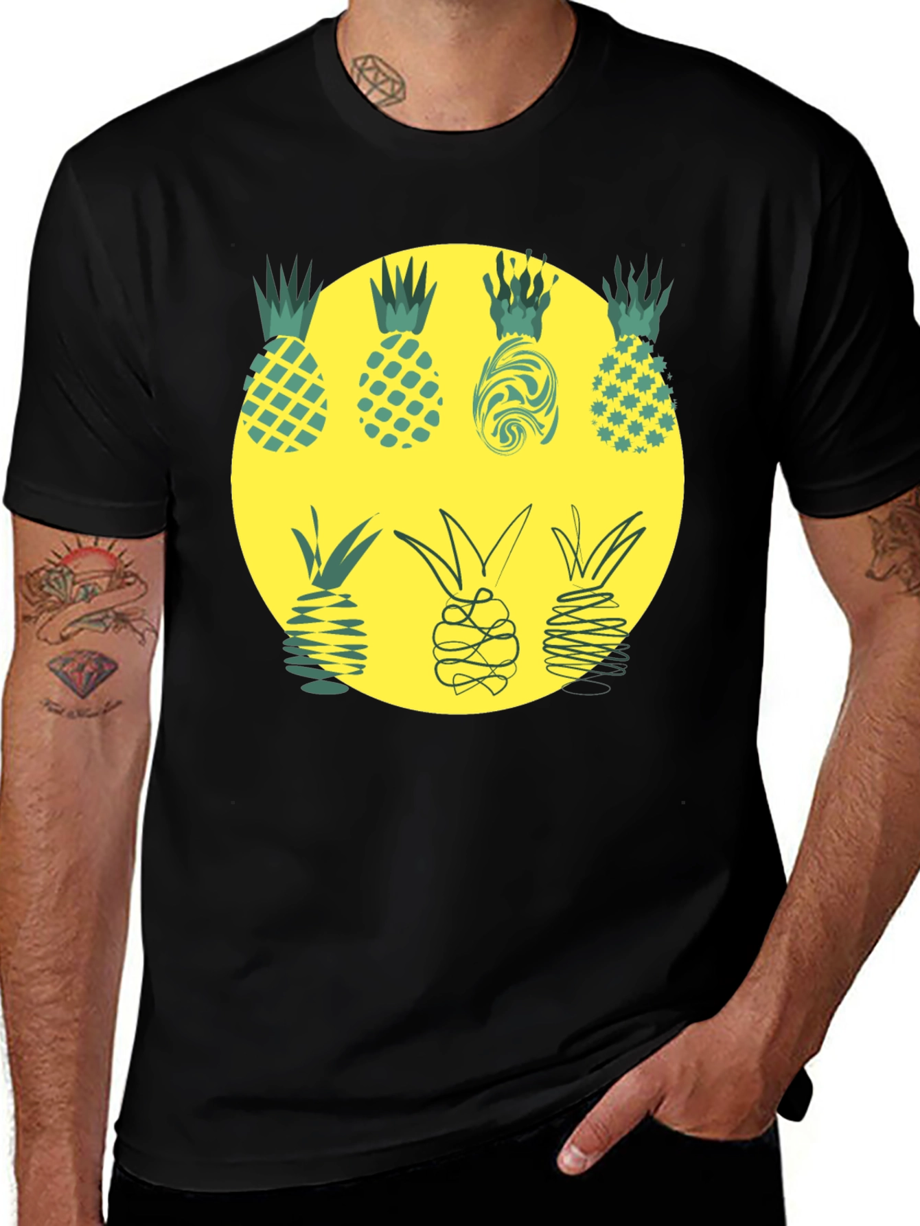 Variant 12 of Funky Pineapple T-Shirt