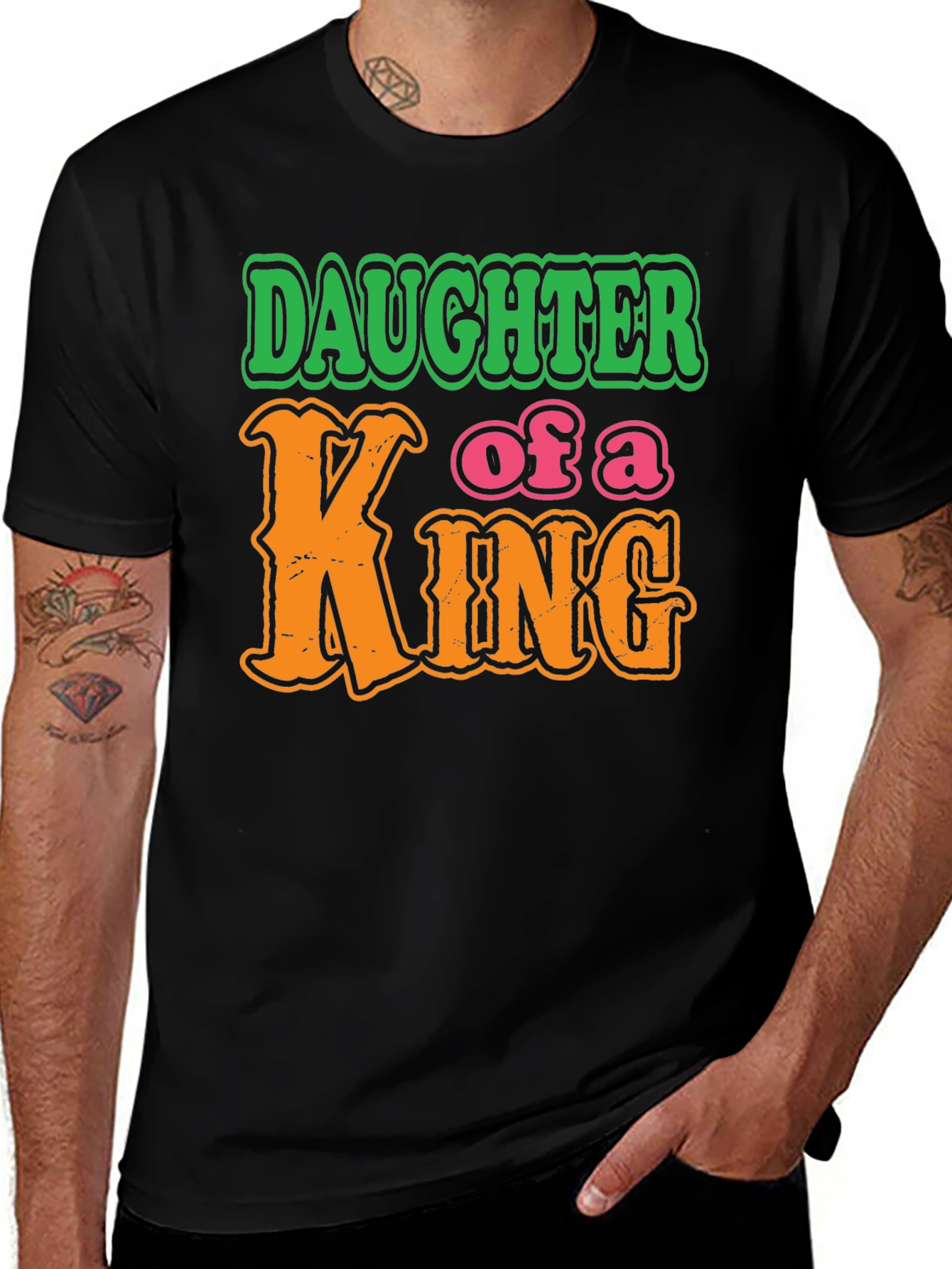 Daughter of a King Black T-Shirt