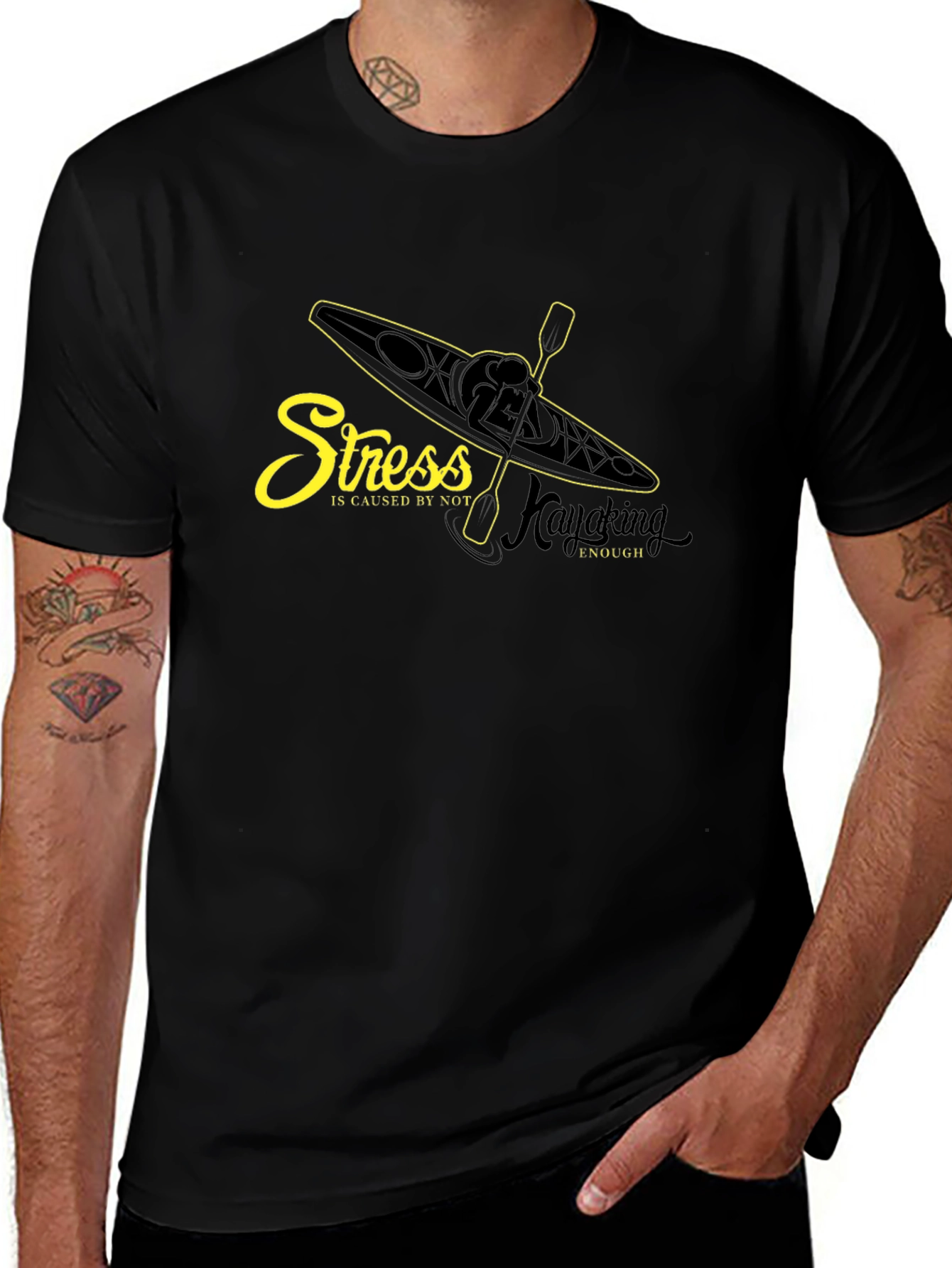 Stress Kayaking Graphic T-Shirt - Unisex