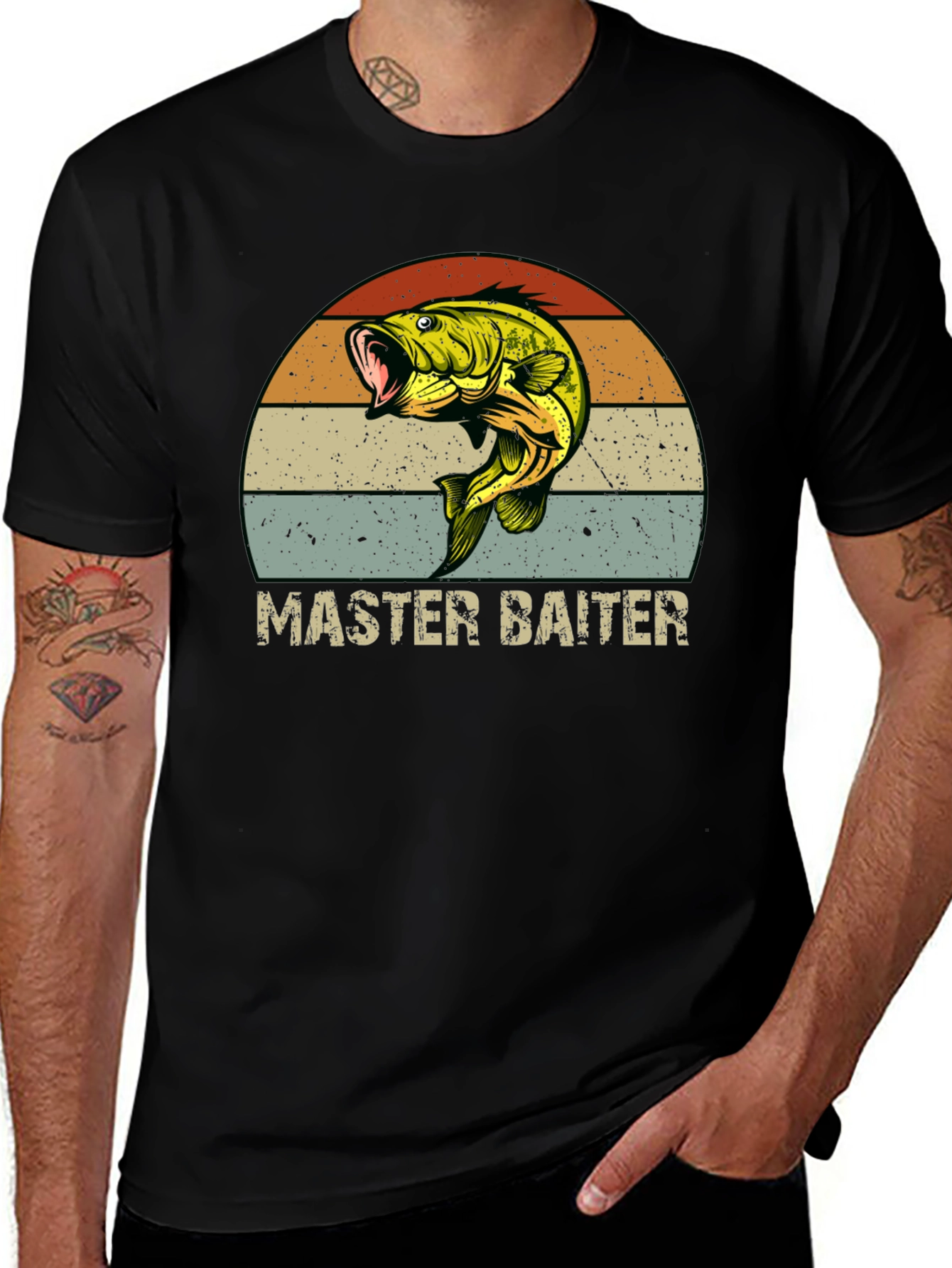 Variant 26 of Master Baiter Fishing T-Shirt Funny Angler Tee