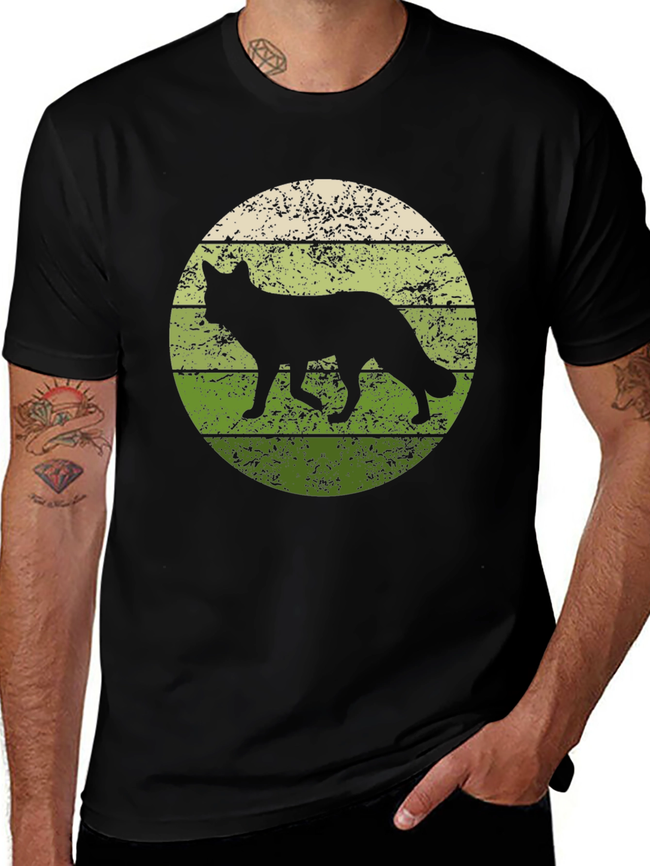 Variant 30 of Retro Canine Silhouette T-Shirt