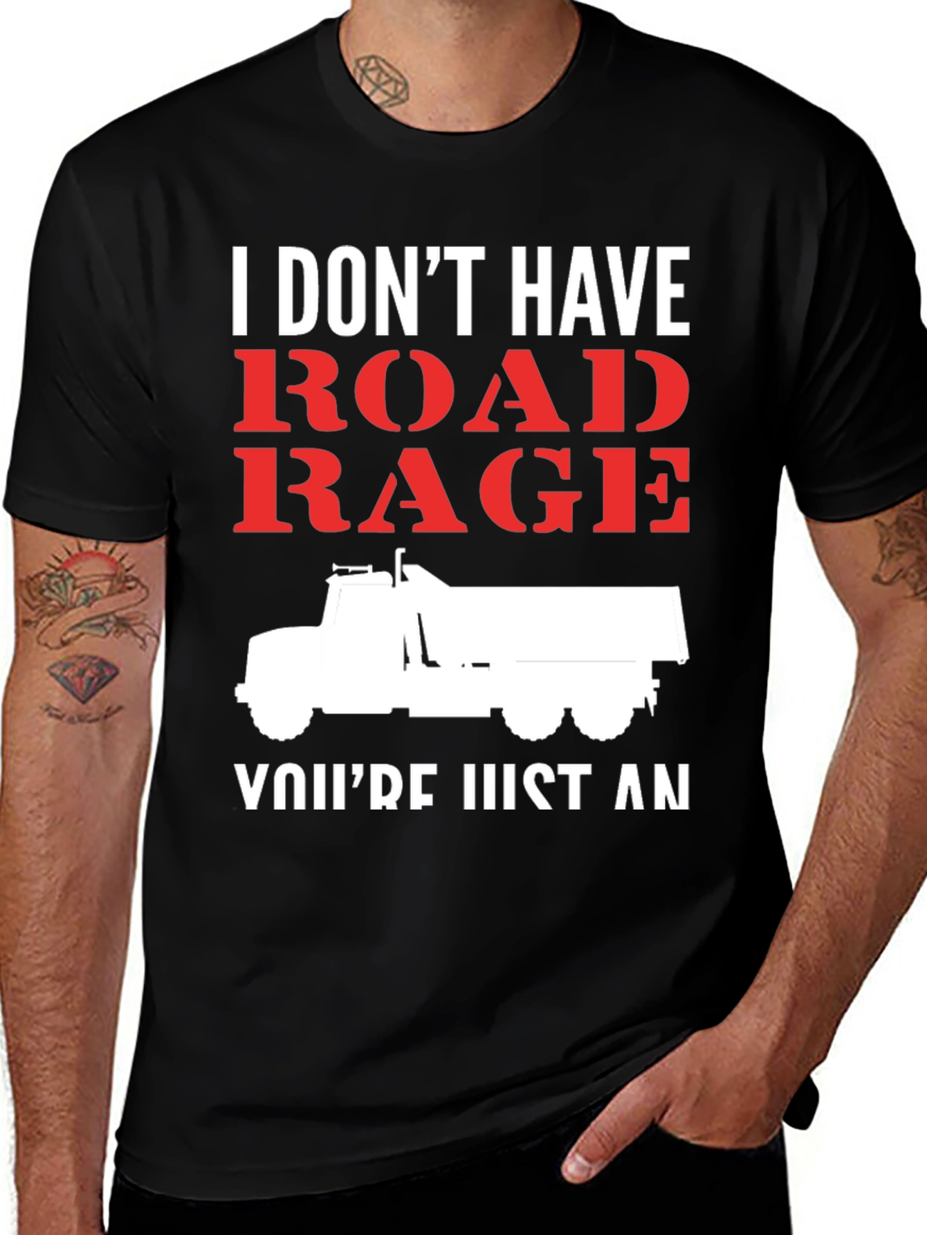 Variant 25 of Road Rage Truck T-Shirt - Funny Driver Humor Tee