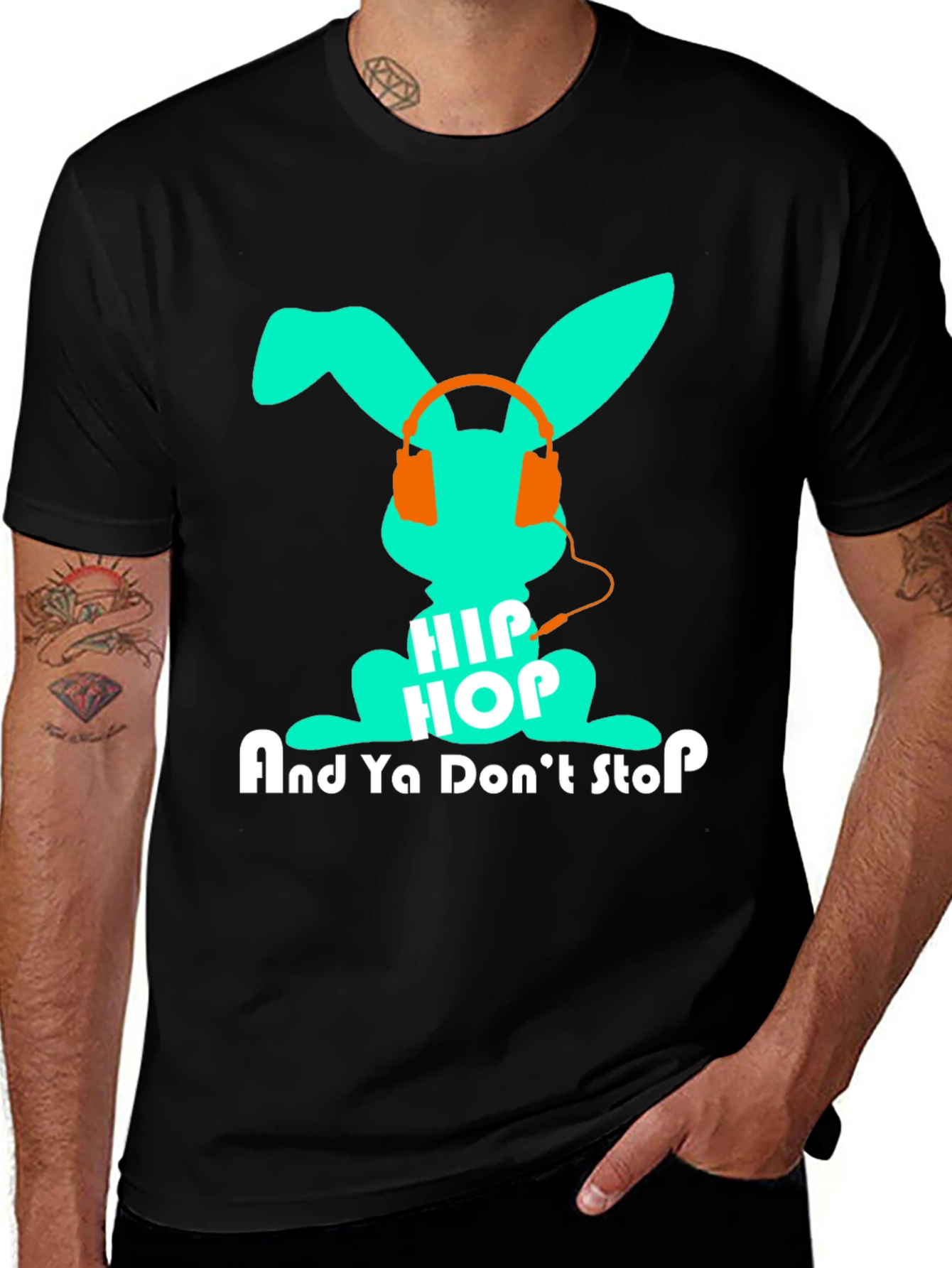Variant 30 of Hip Hop Bunny T-Shirt - And Ya Don't Stop