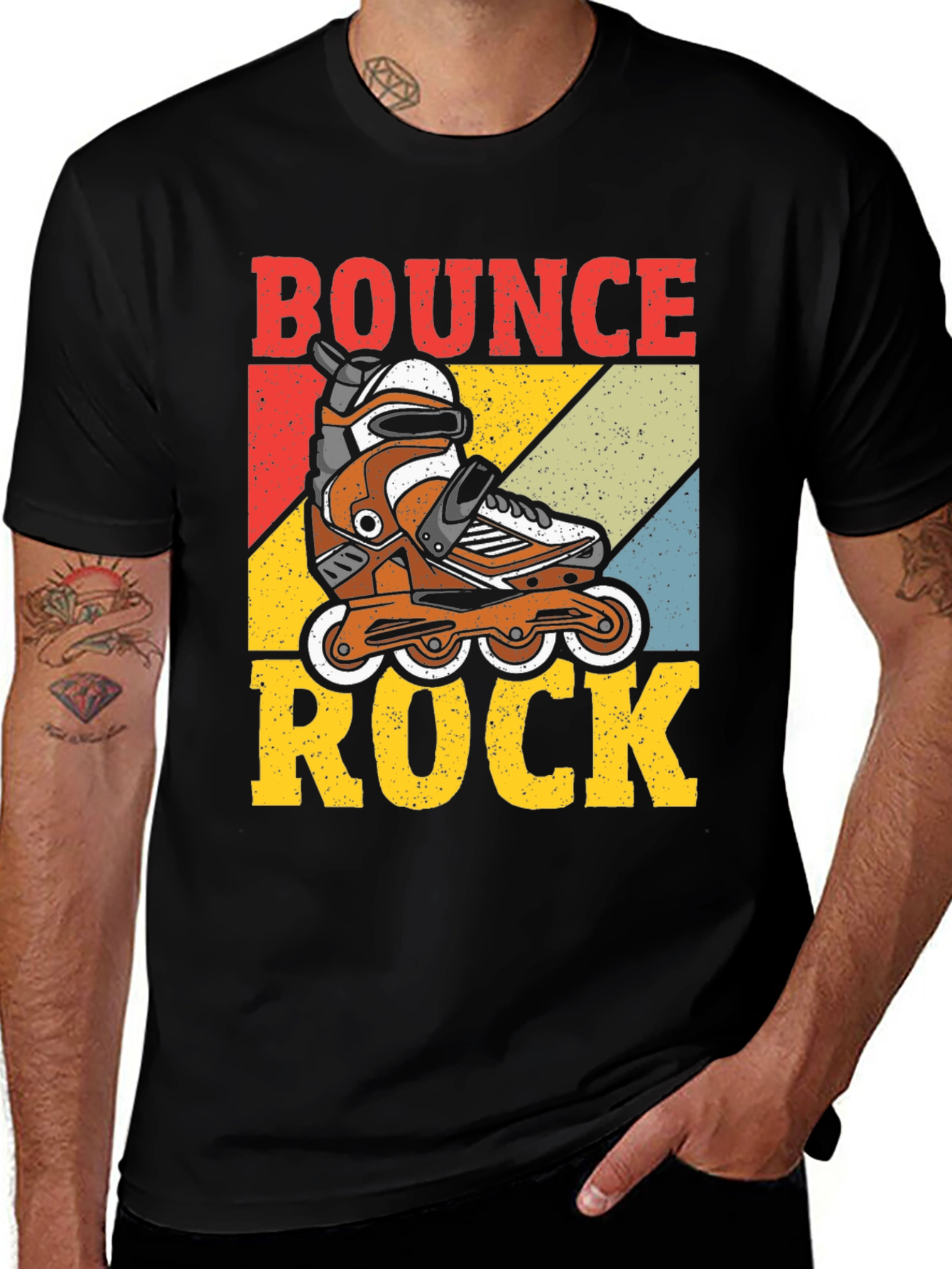 Variant 3 of Bounce Rock Roller Skating T-Shirt