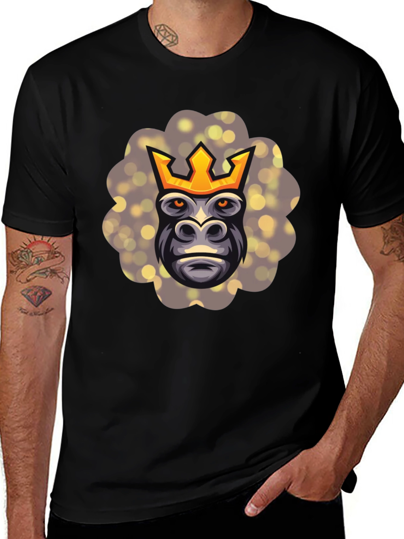 Variant 11 of King Kong T-Shirt - Gorilla with Crown Graphic Tee