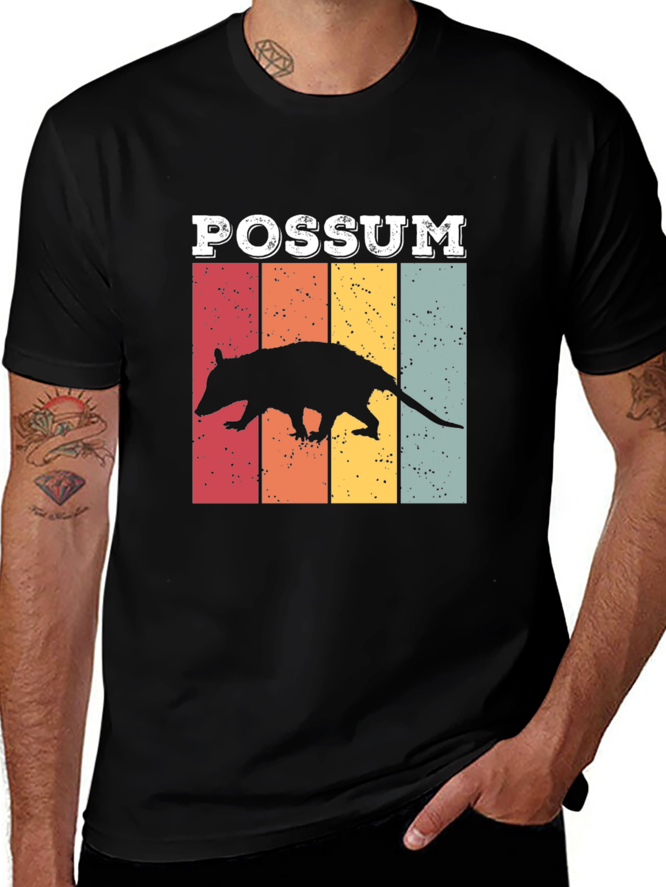 Variant 14 of Vintage Possum Graphic Tee